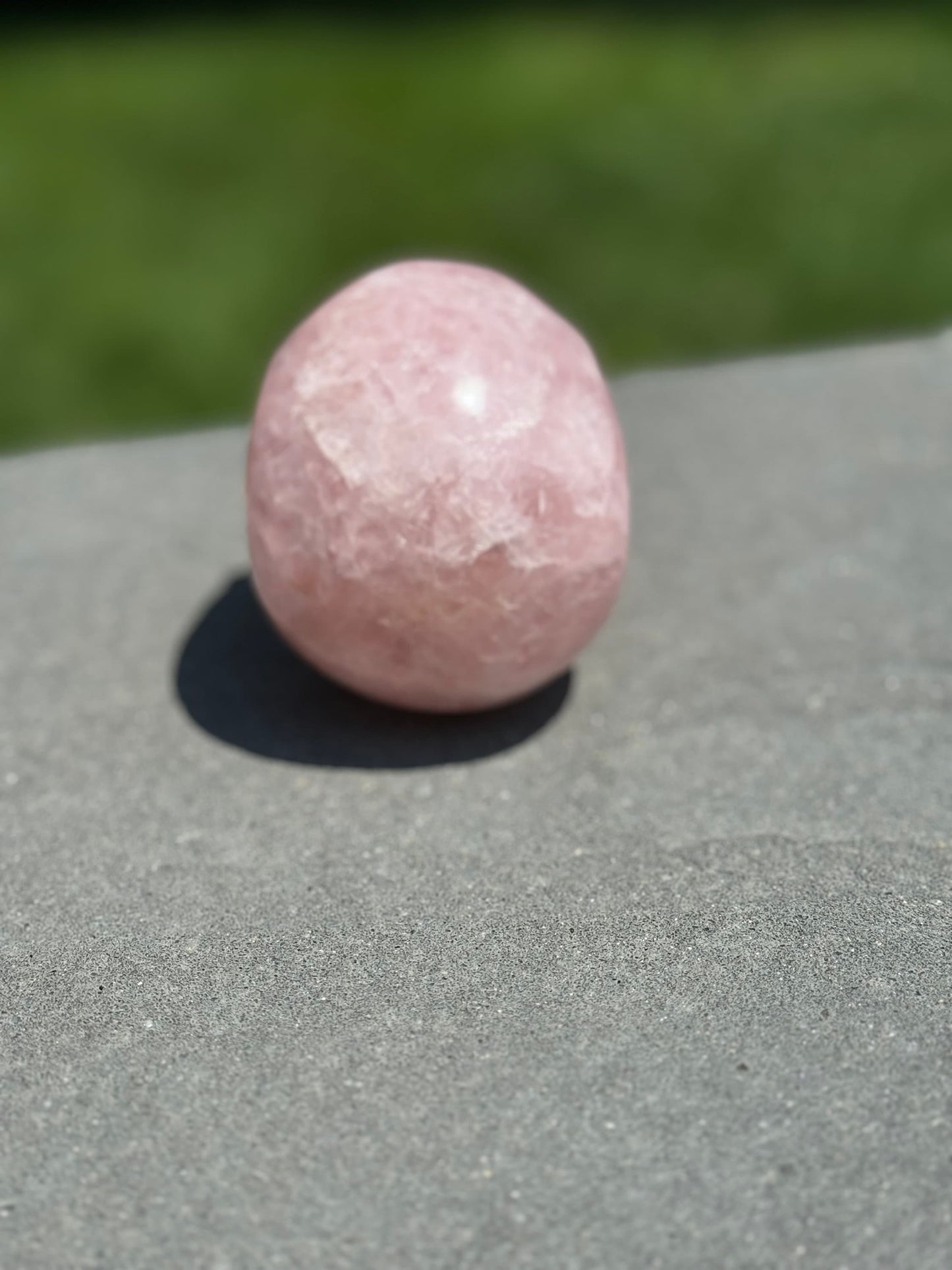 Rose Quartz Skull Carving (3.65")