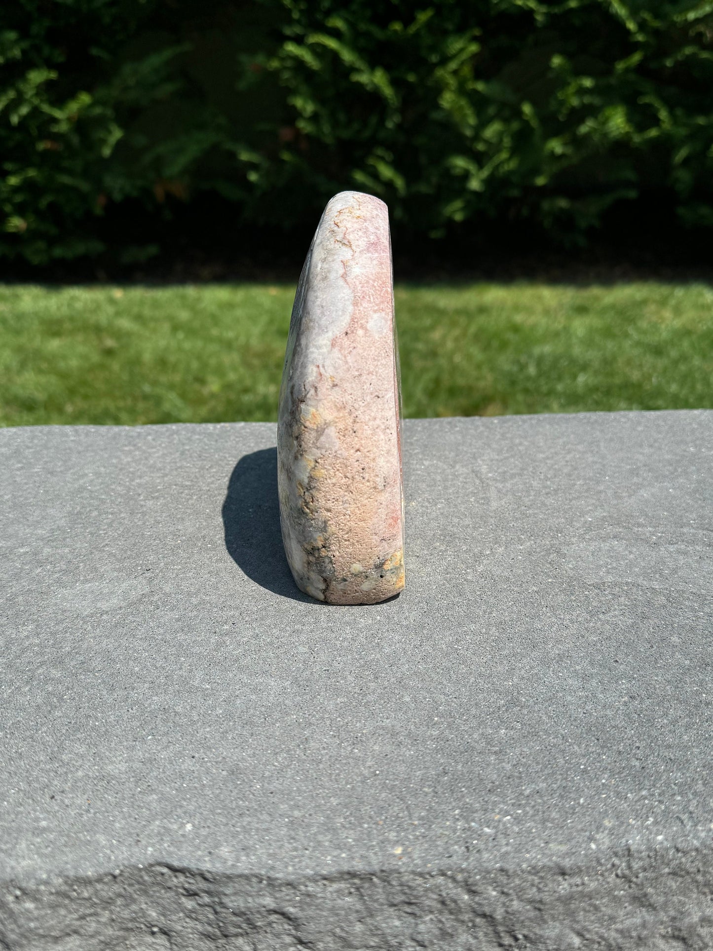 Druzy Pink Amethyst Freeform w/ Calcite