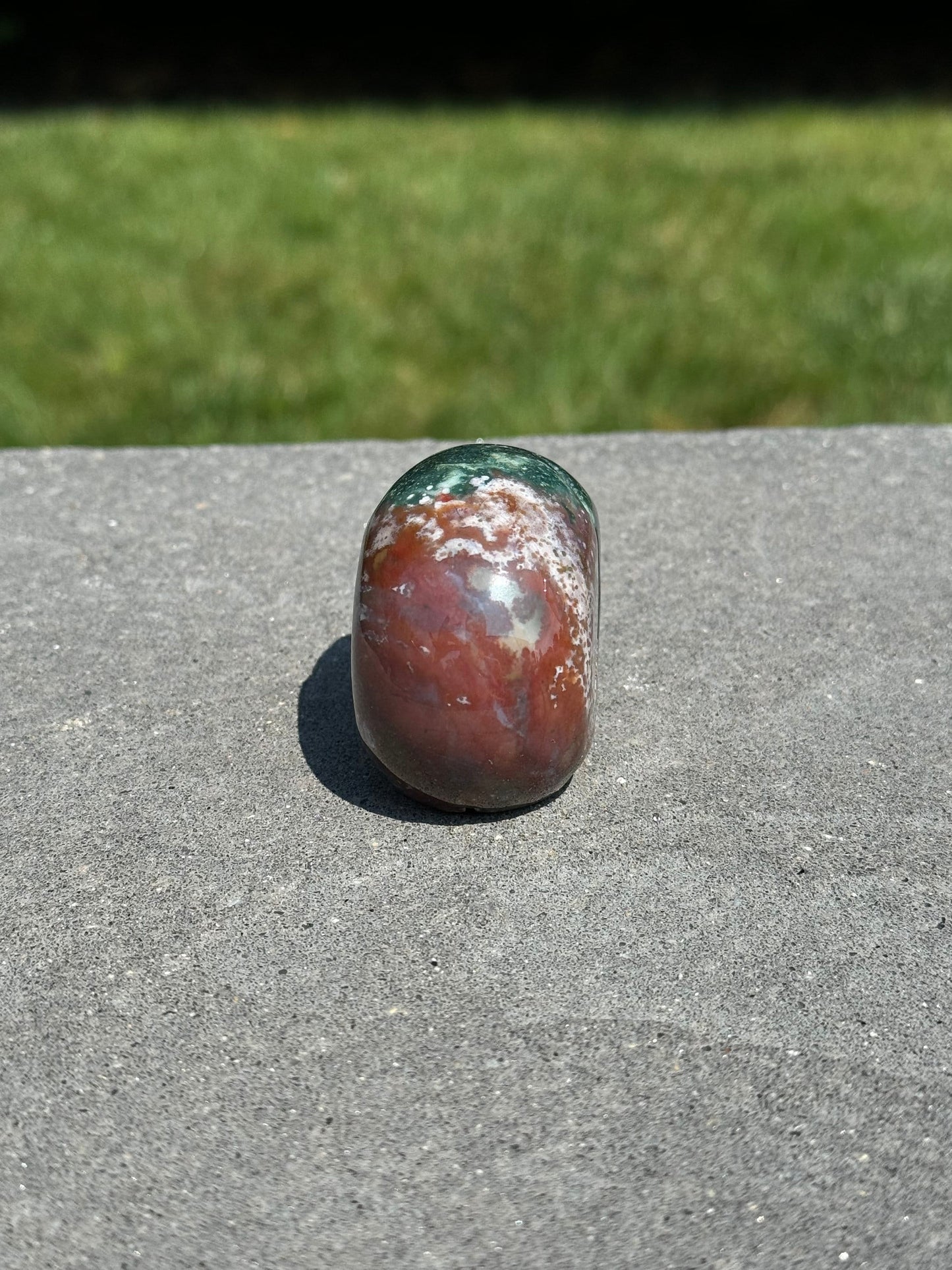 Ocean Jasper Skull