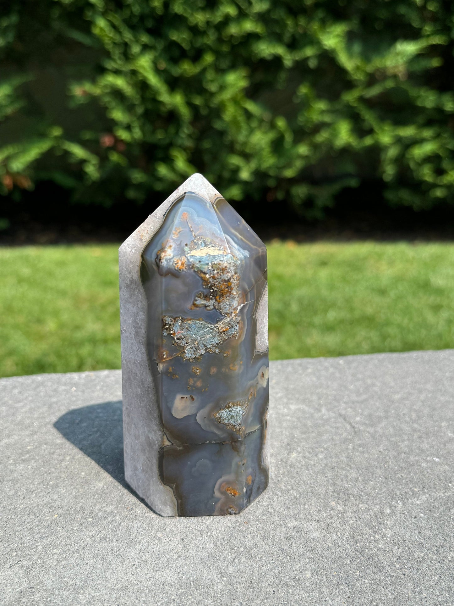 Sugar Druzy Purple Amethyst Tower