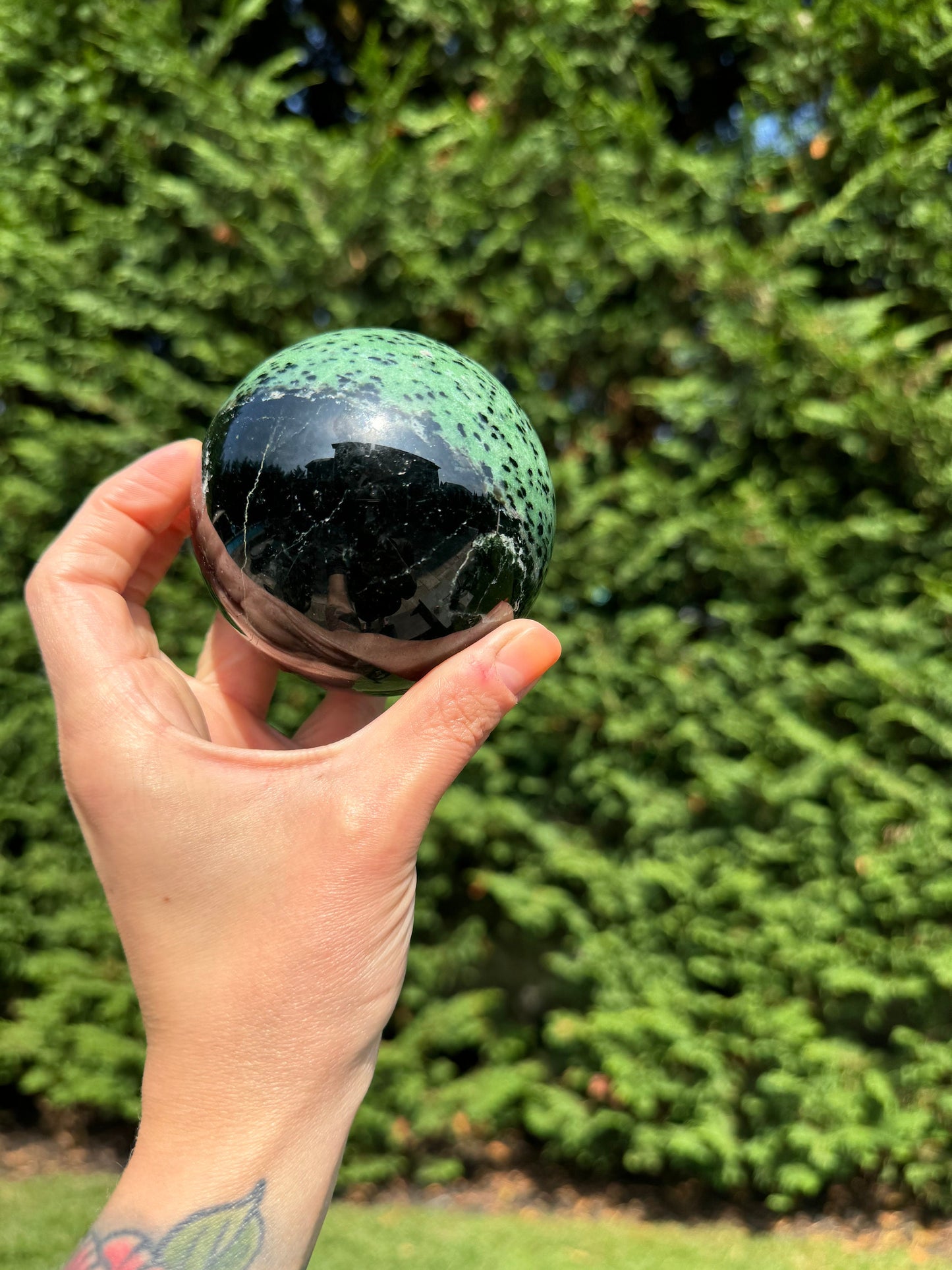 Ruby Zoisite Sphere (80MM)