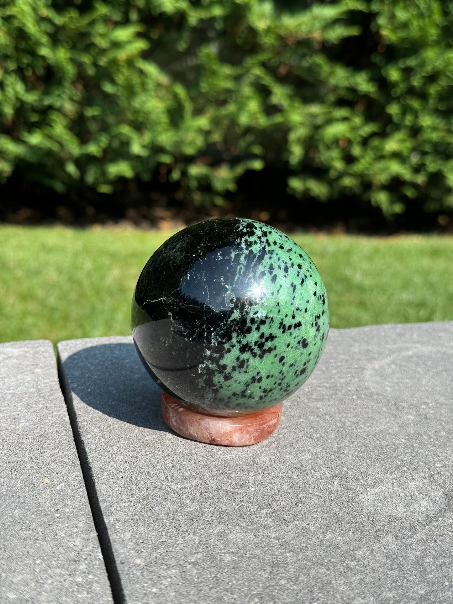 Ruby Zoisite Sphere (80MM)