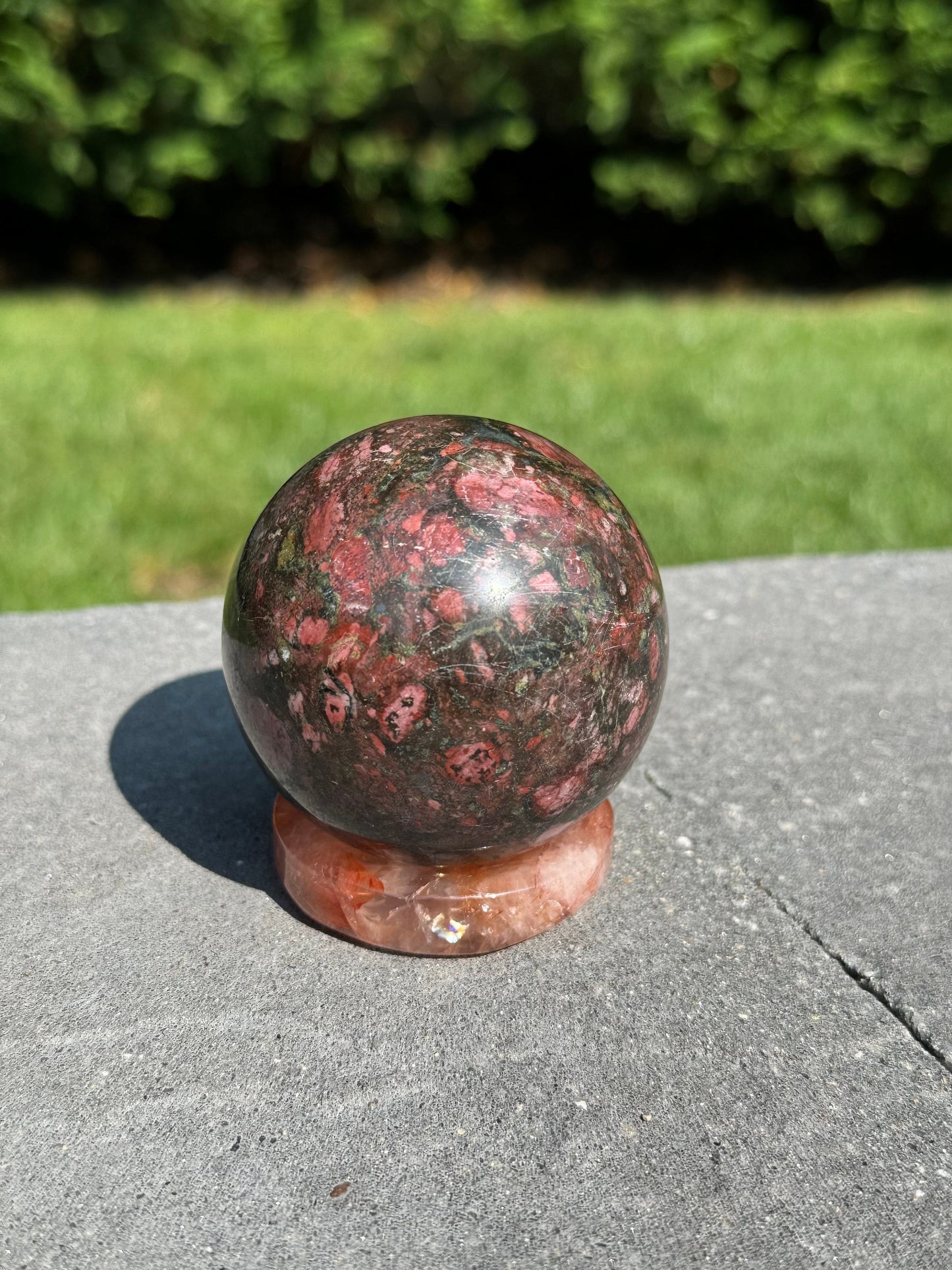 Cherry Blossom Jasper Sphere (64MM)