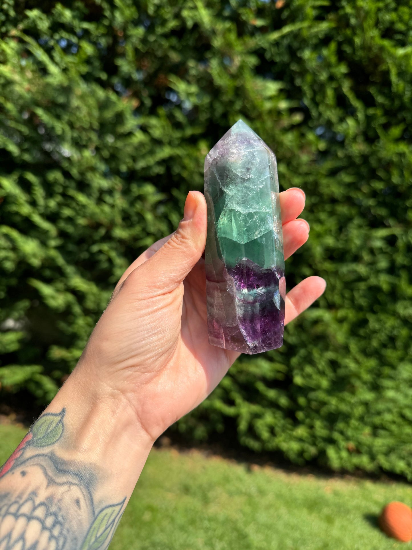 Rainbow Fluorite Tower
