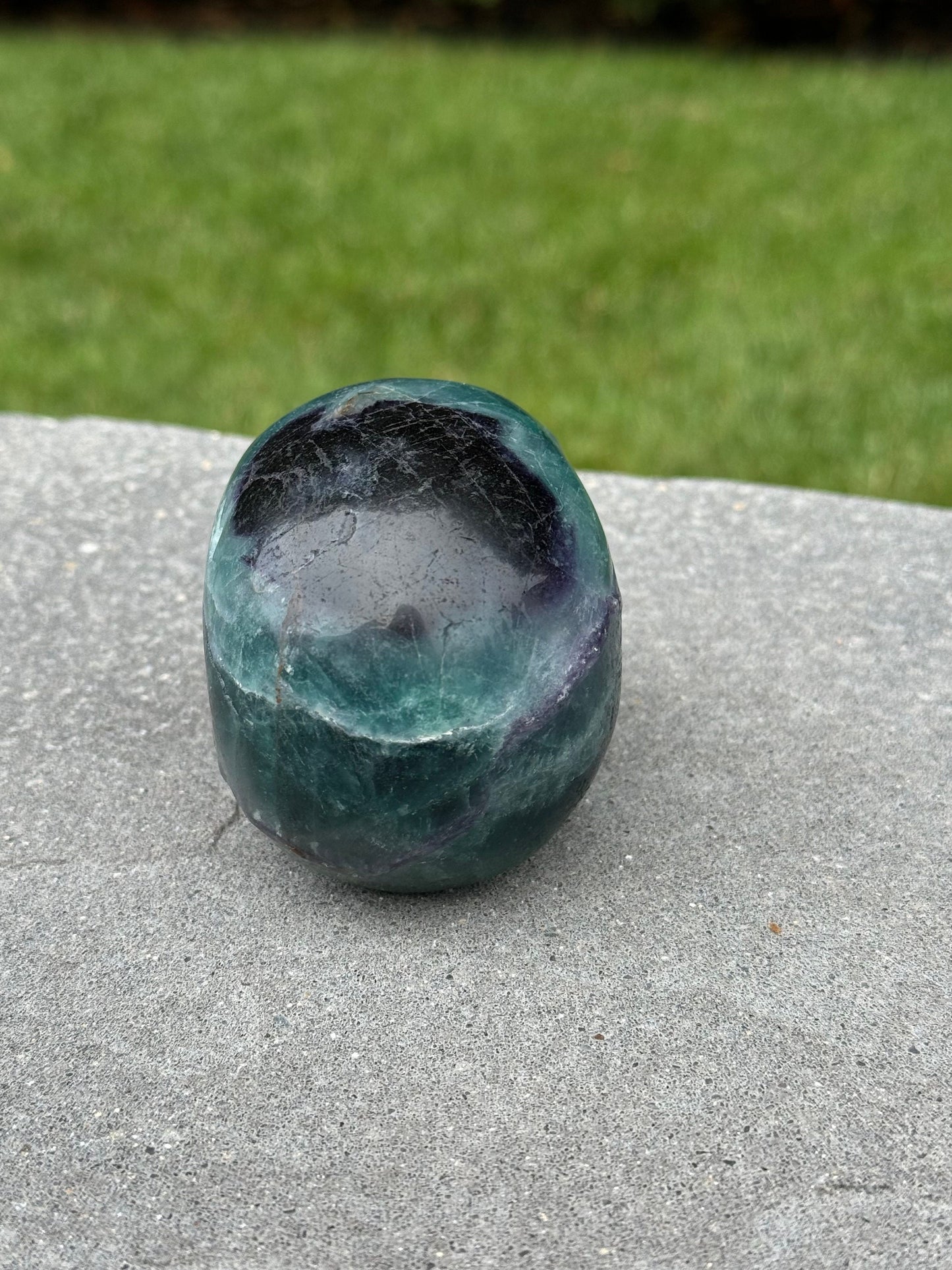 Fluorite Skull Carving (3.5")