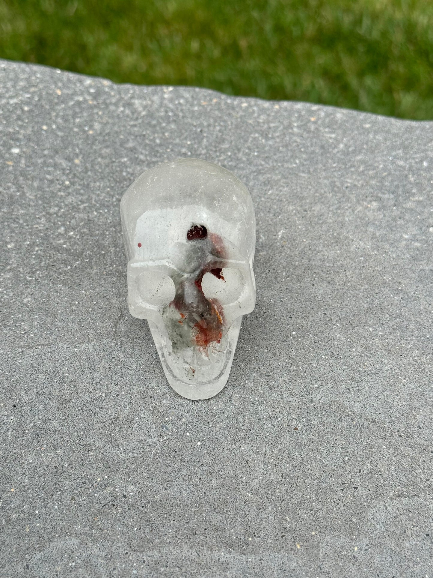 Garden Quartz Crystal Skull