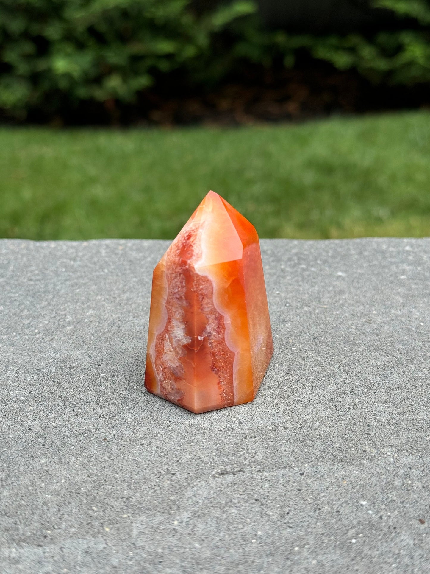 AAA Quality Brazilian Carnelian Chunky Point