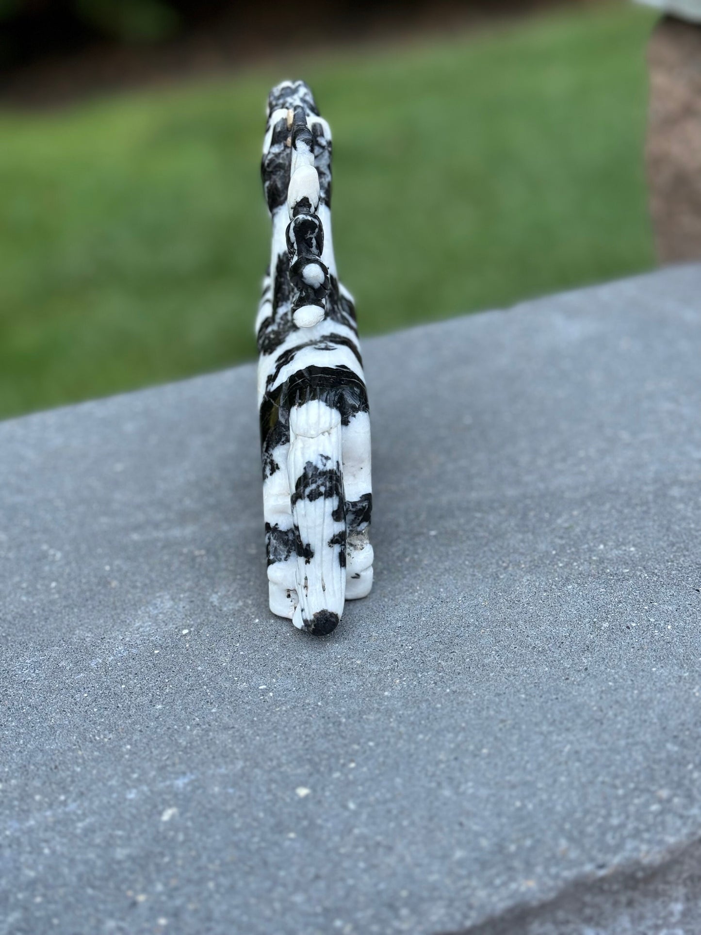 Zebra Jasper Zebra (Horse) Carving