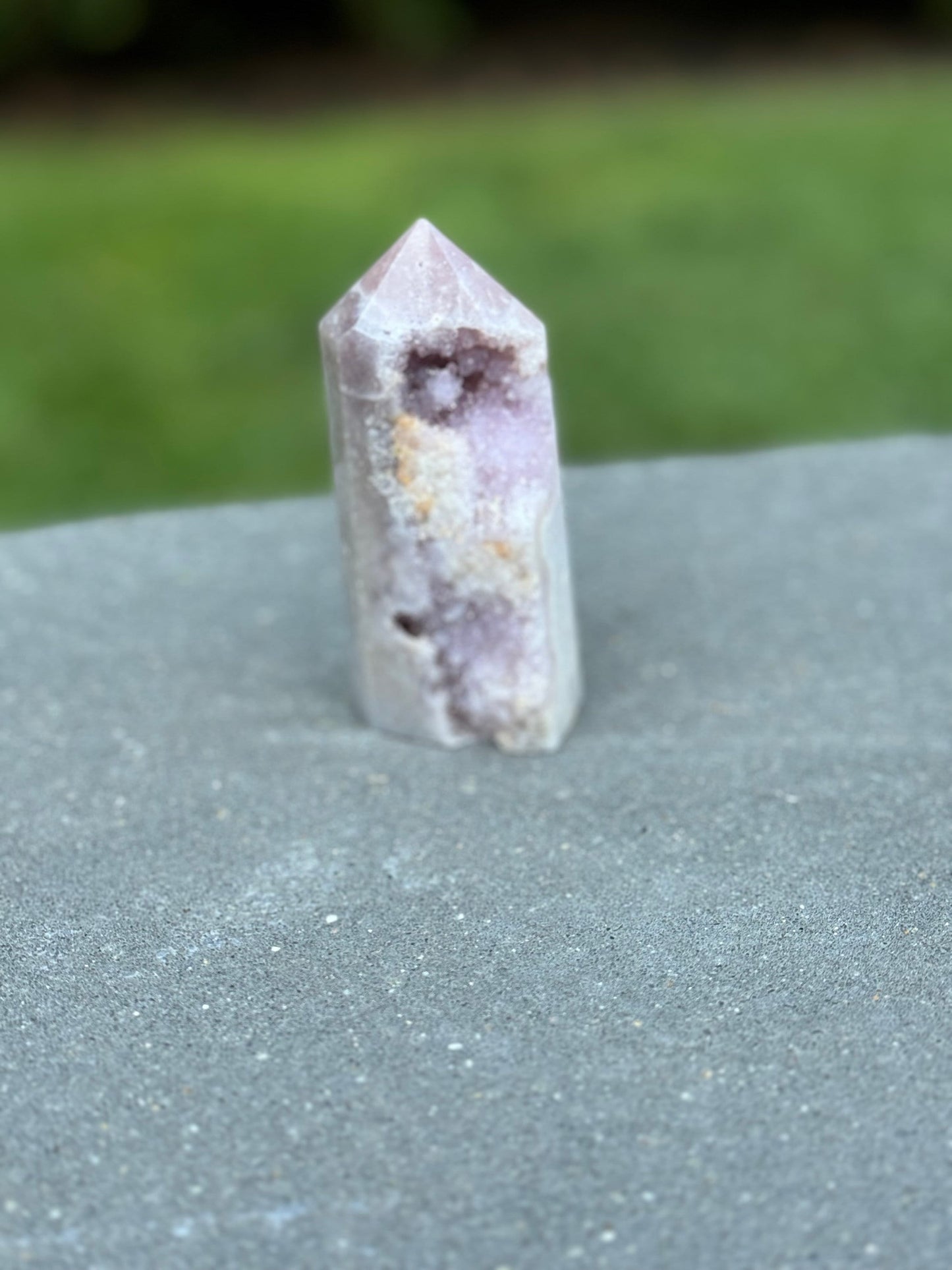 Druzy Pink Amethyst Tower
