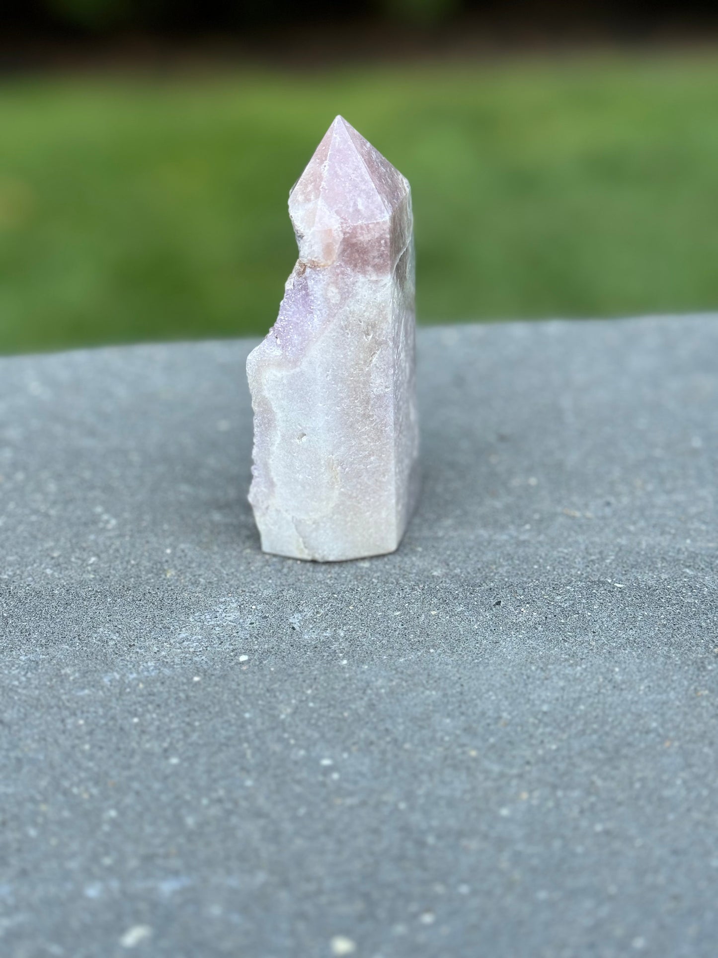 Druzy Pink Amethyst Tower