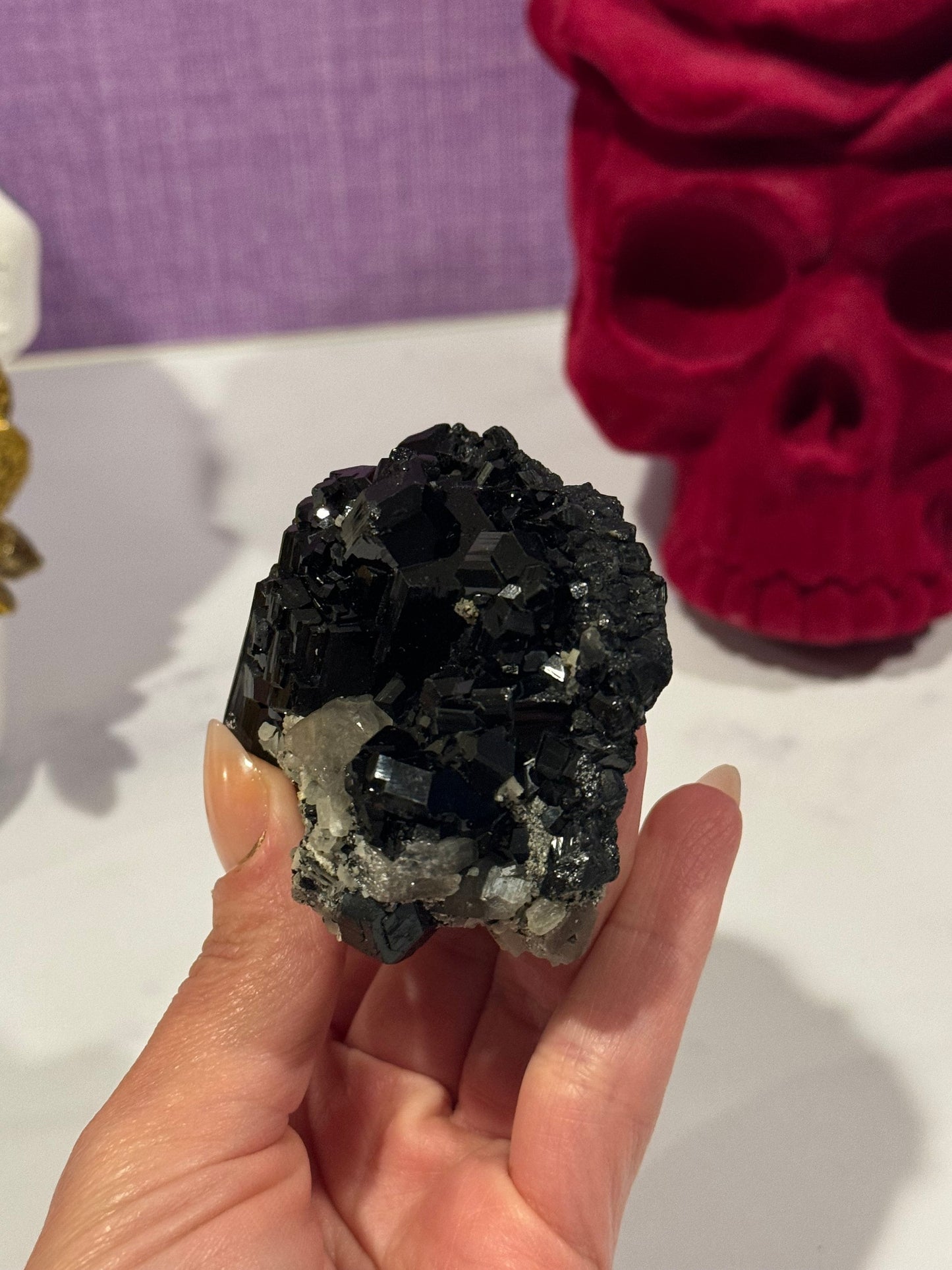 High Quality Black Tourmaline & Feldspar Specimen (Erongo, Namibia)