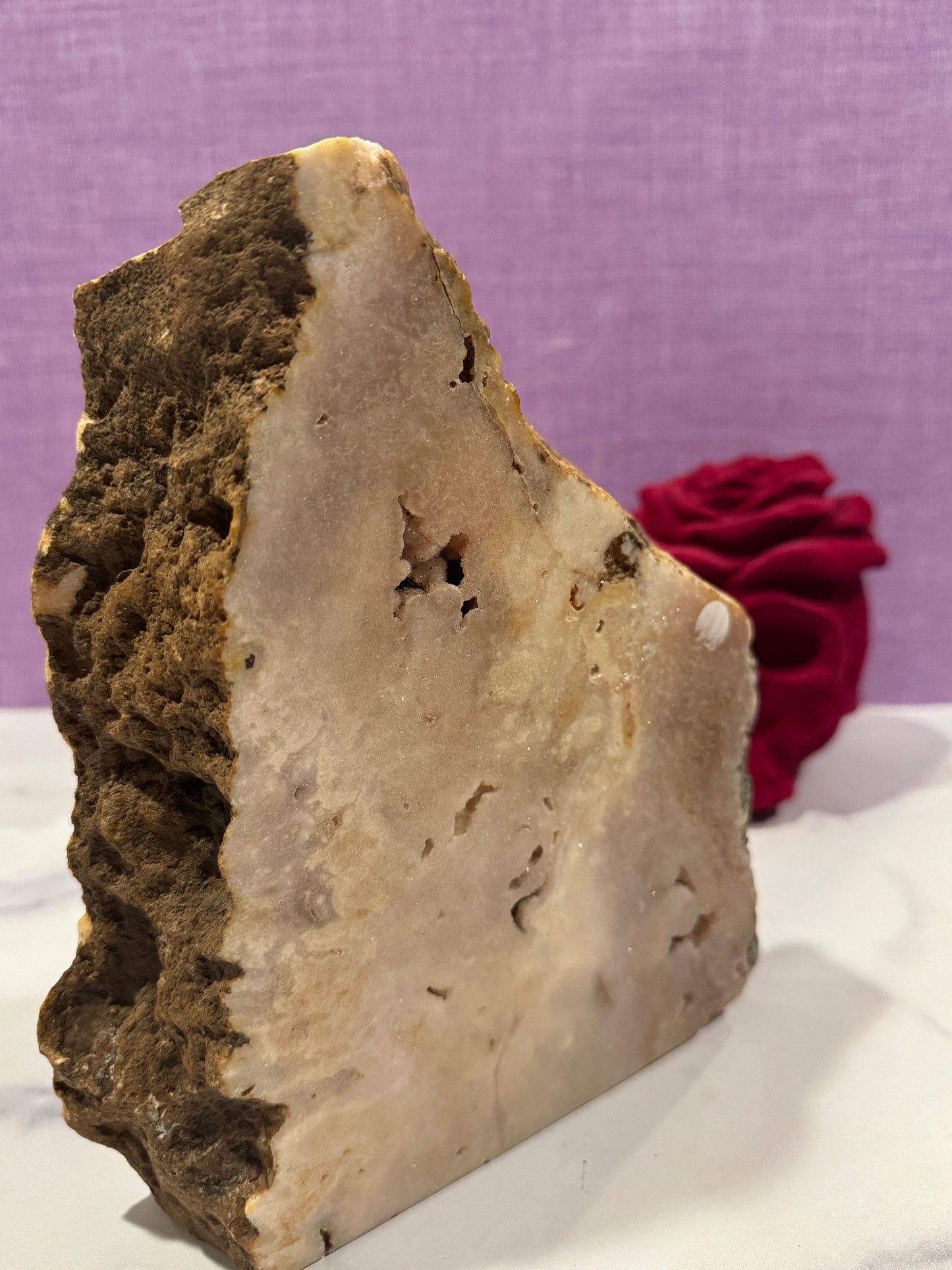 Brazilian Pink Amethyst Slab (5.16lbs)