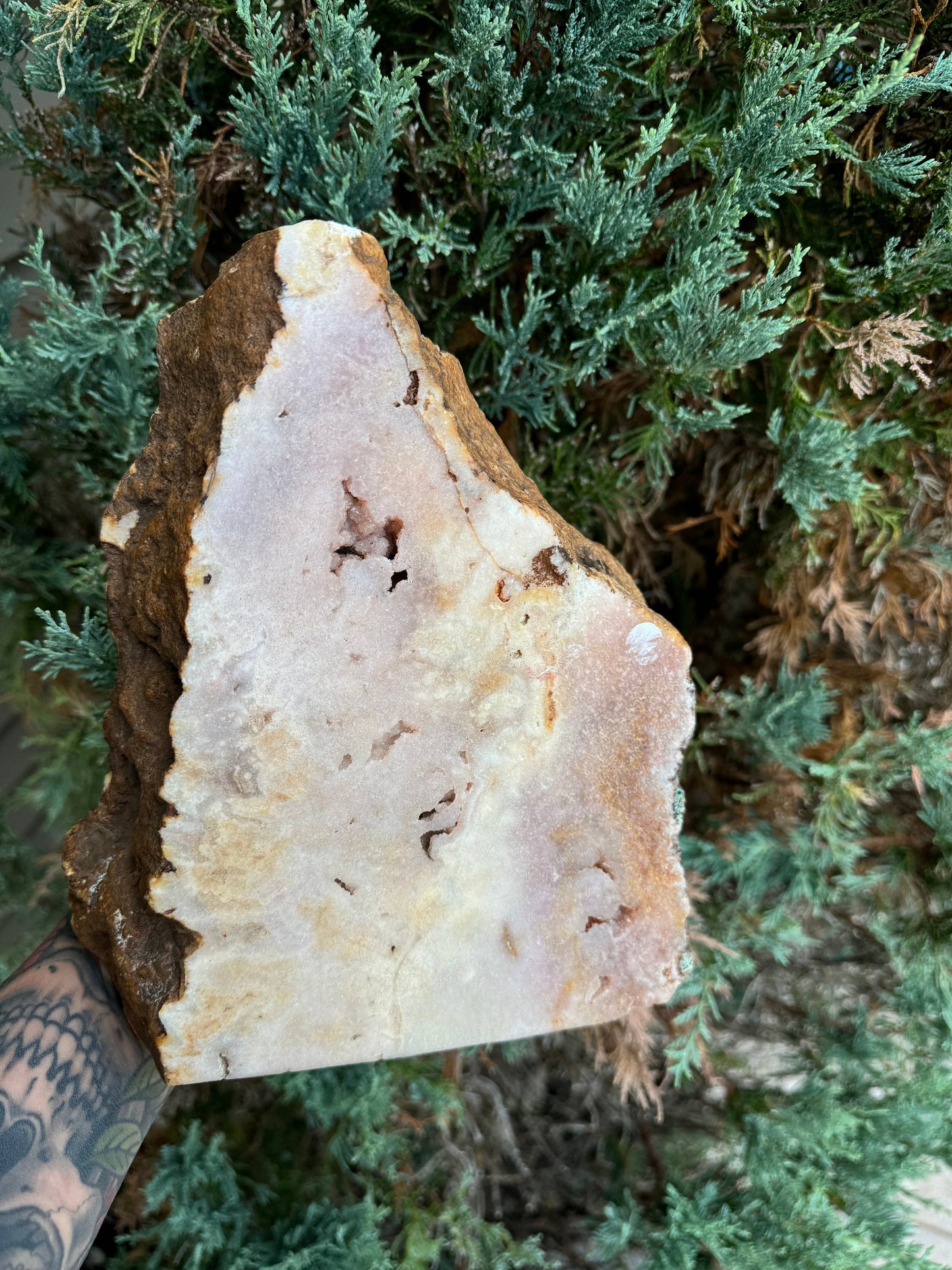 Brazilian Pink Amethyst Slab (5.16lbs)