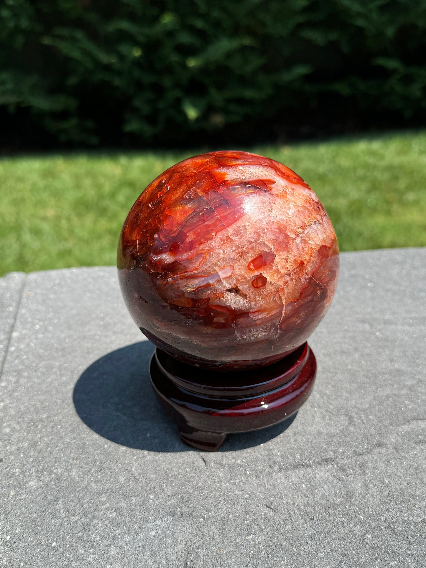 XL Fire Quartz Sphere (101MM)