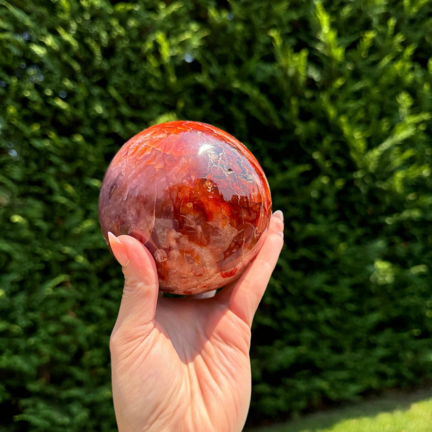 XL Fire Quartz Sphere (101MM)