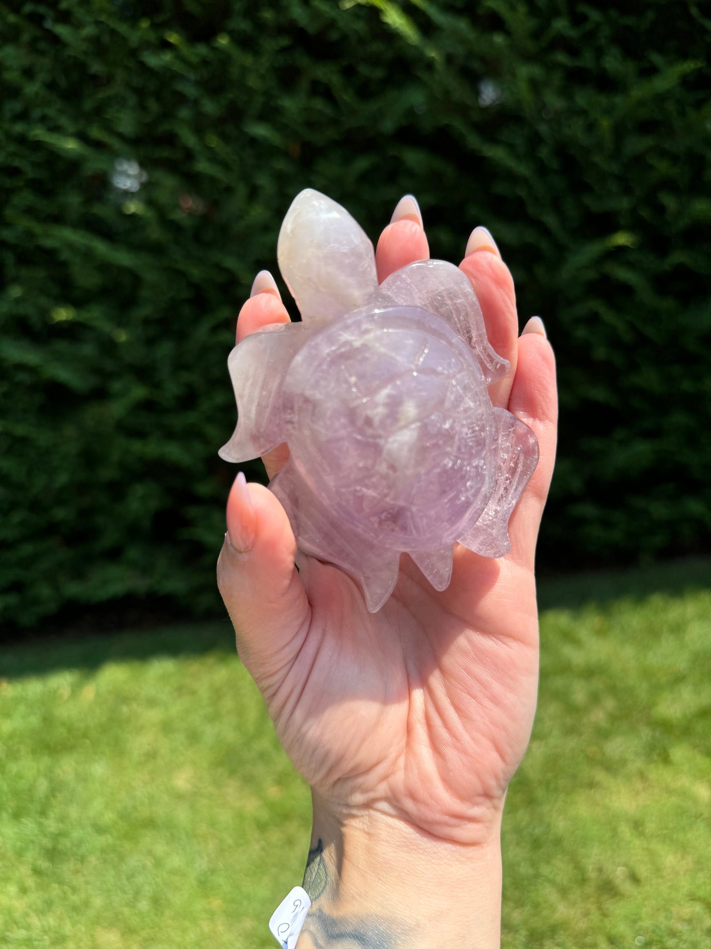 Purple Amethyst Turtle Carving