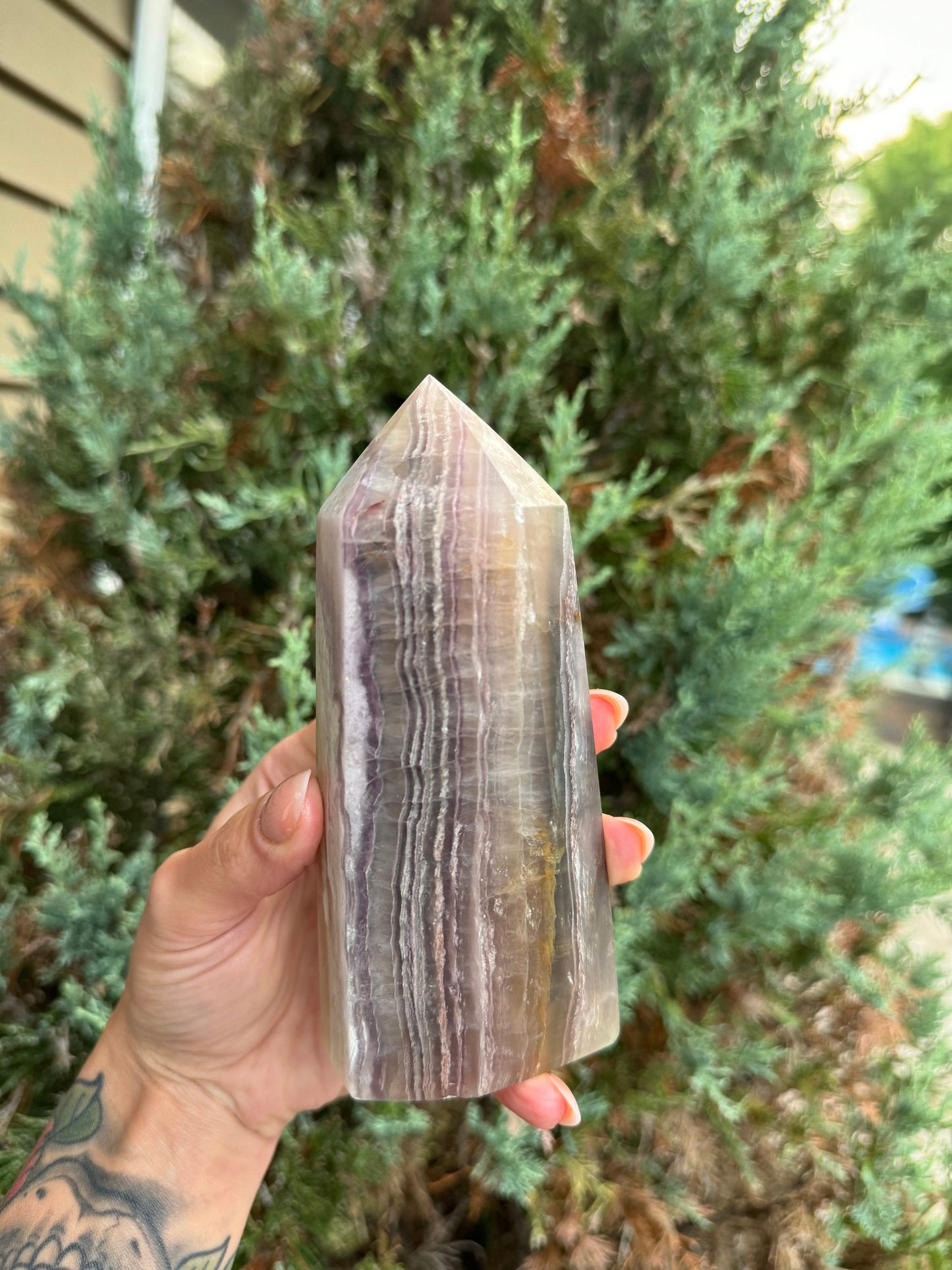 Garden Included Fluorite Tower