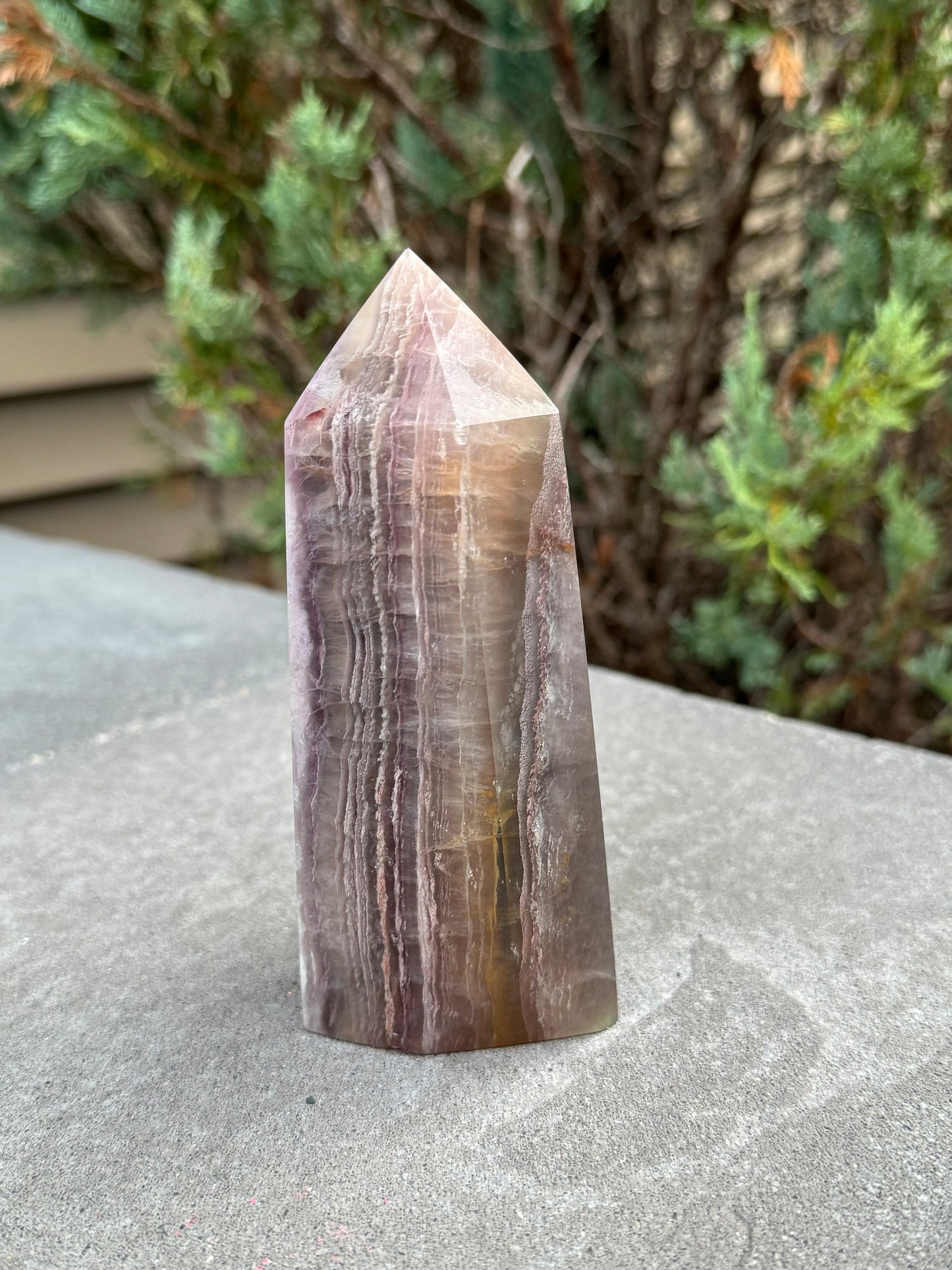 Garden Included Fluorite Tower