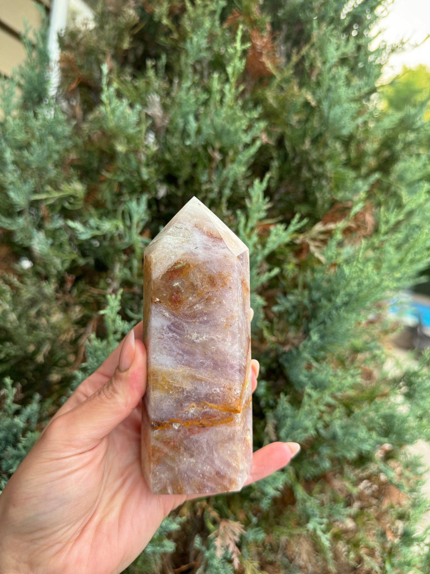 Garden Included Fluorite Tower