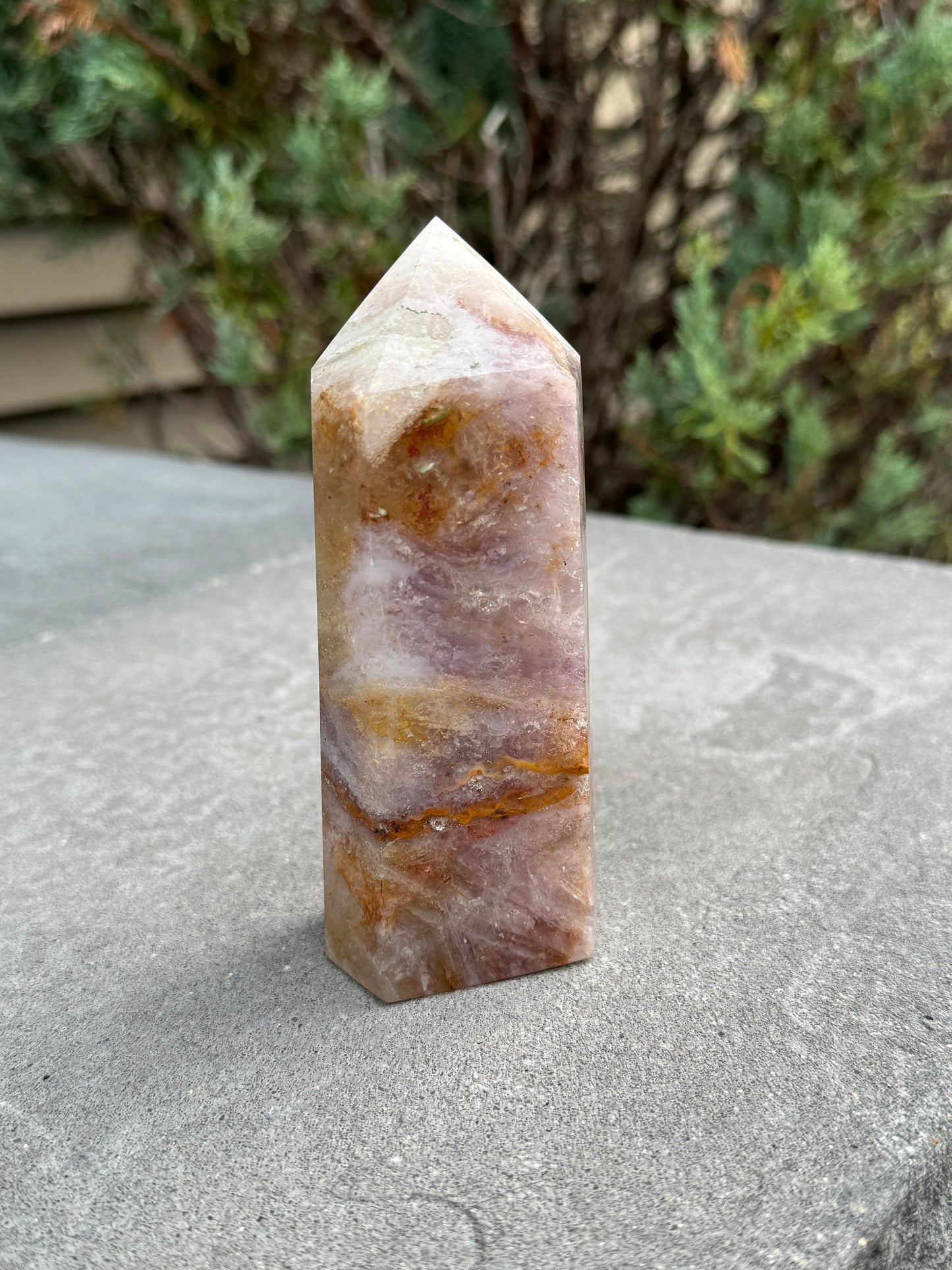 Garden Included Fluorite Tower