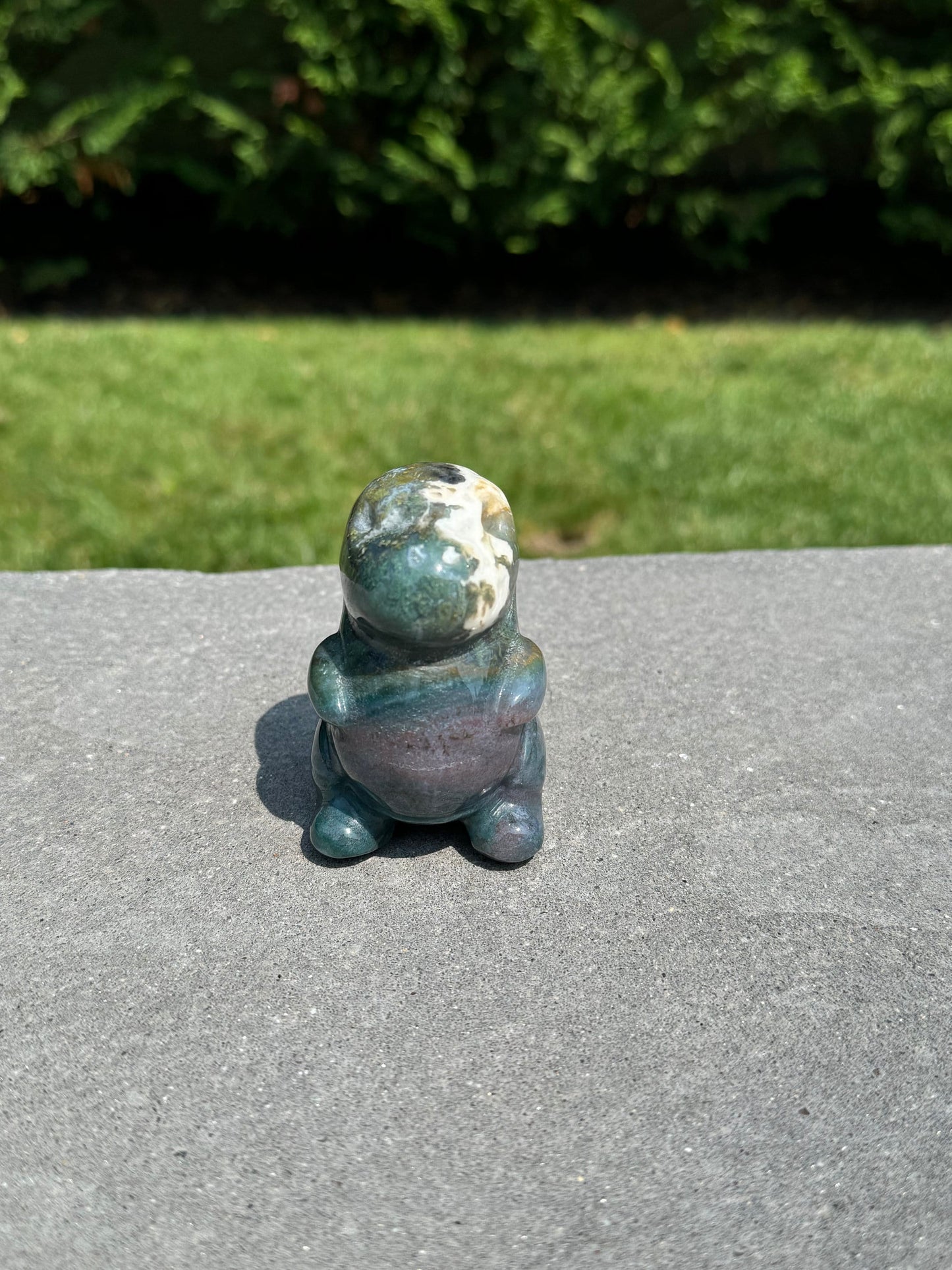 Ocean Jasper Dinosaur Carving