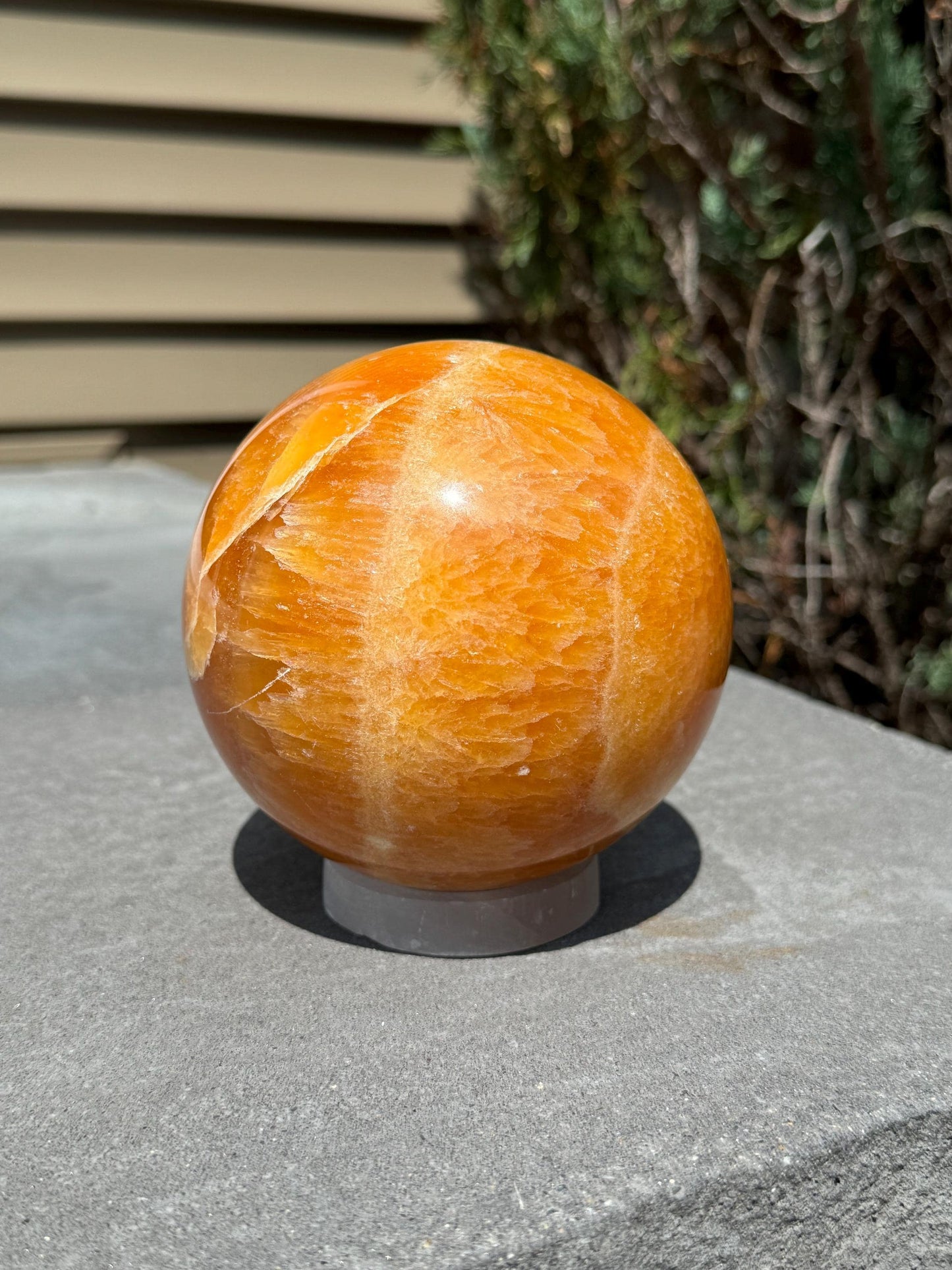 XL Orange Calcite Sphere (112MM)