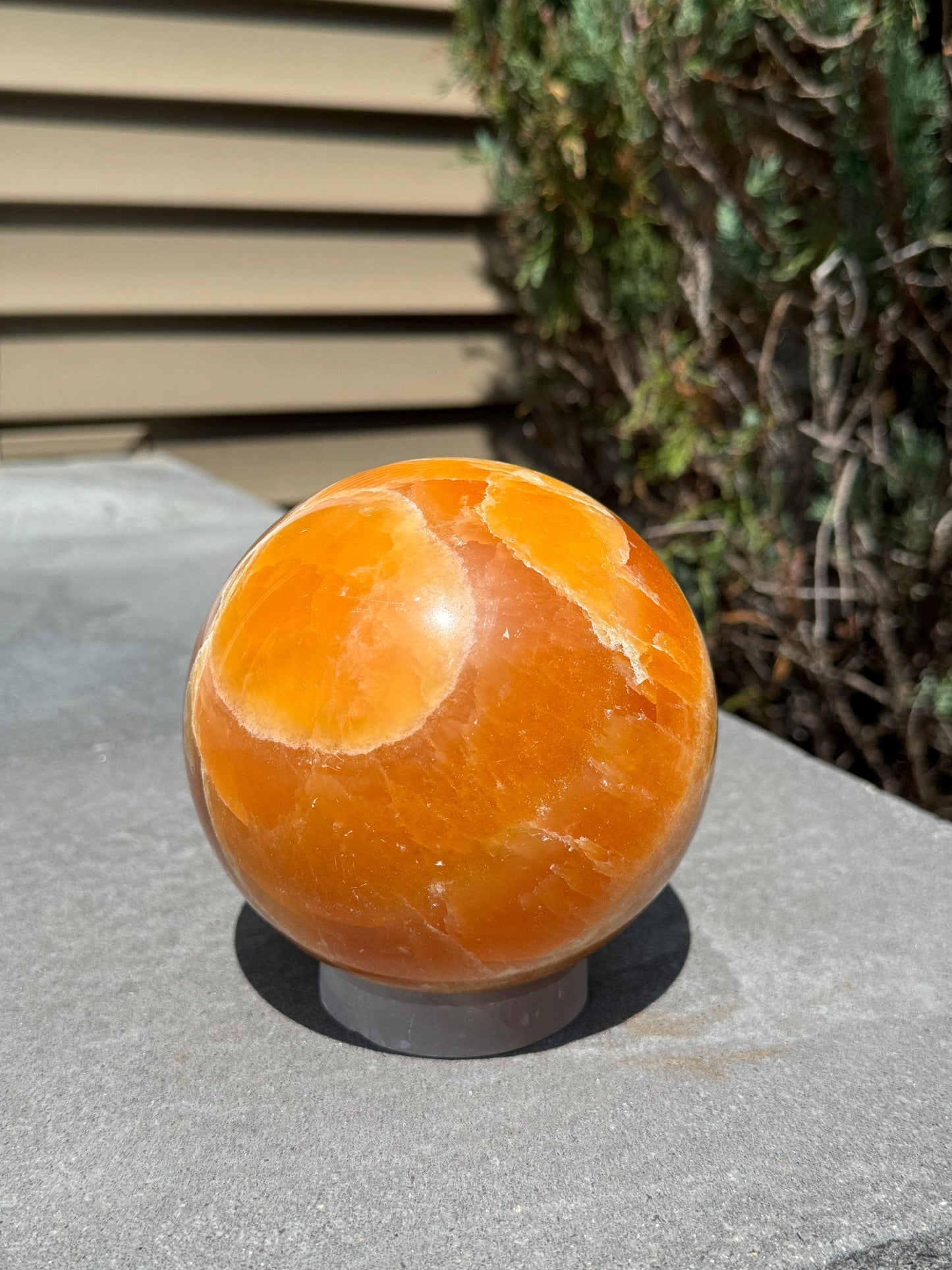 XL Orange Calcite Sphere (112MM)