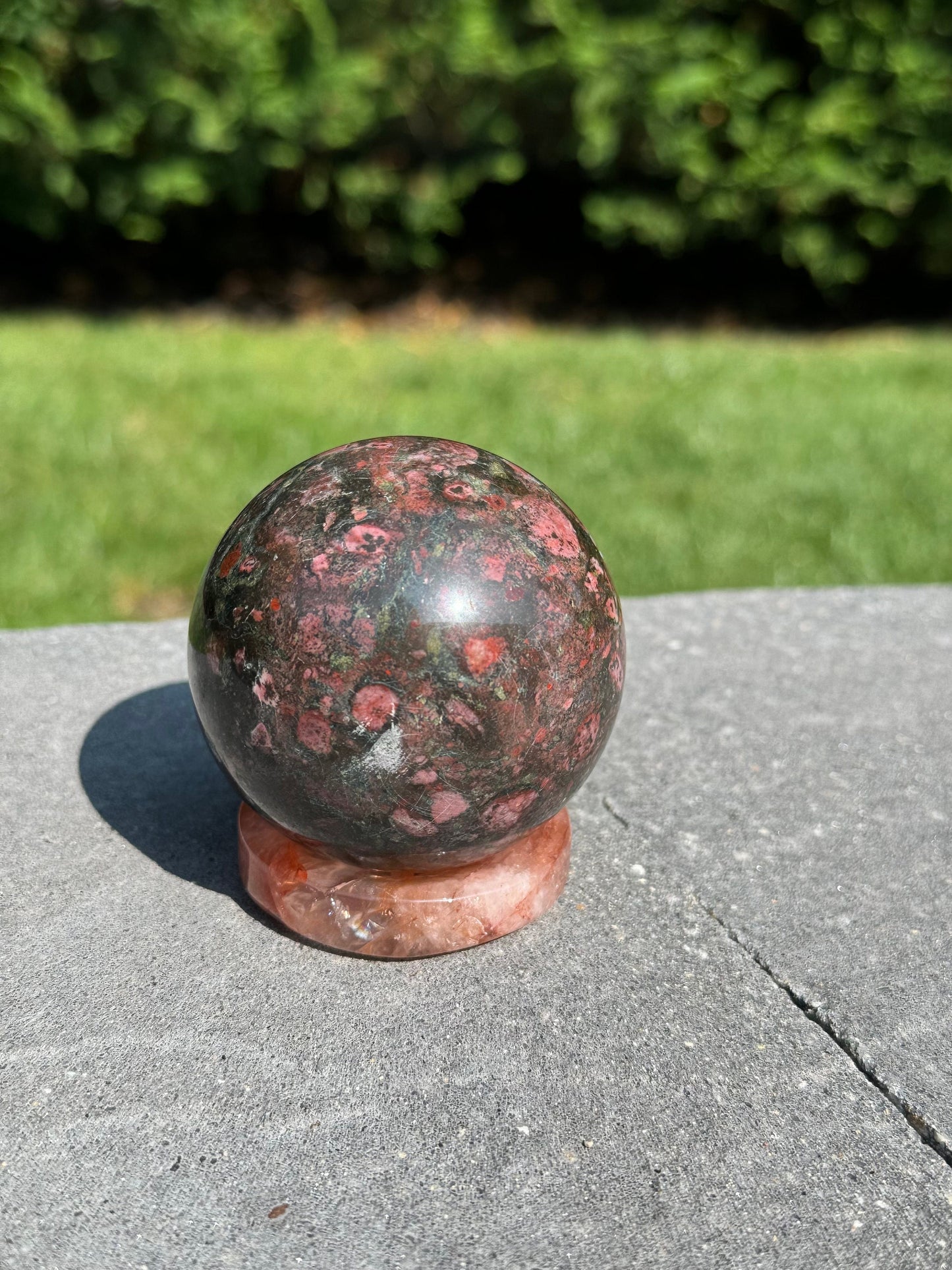 Cherry Blossom Jasper Sphere (64MM)