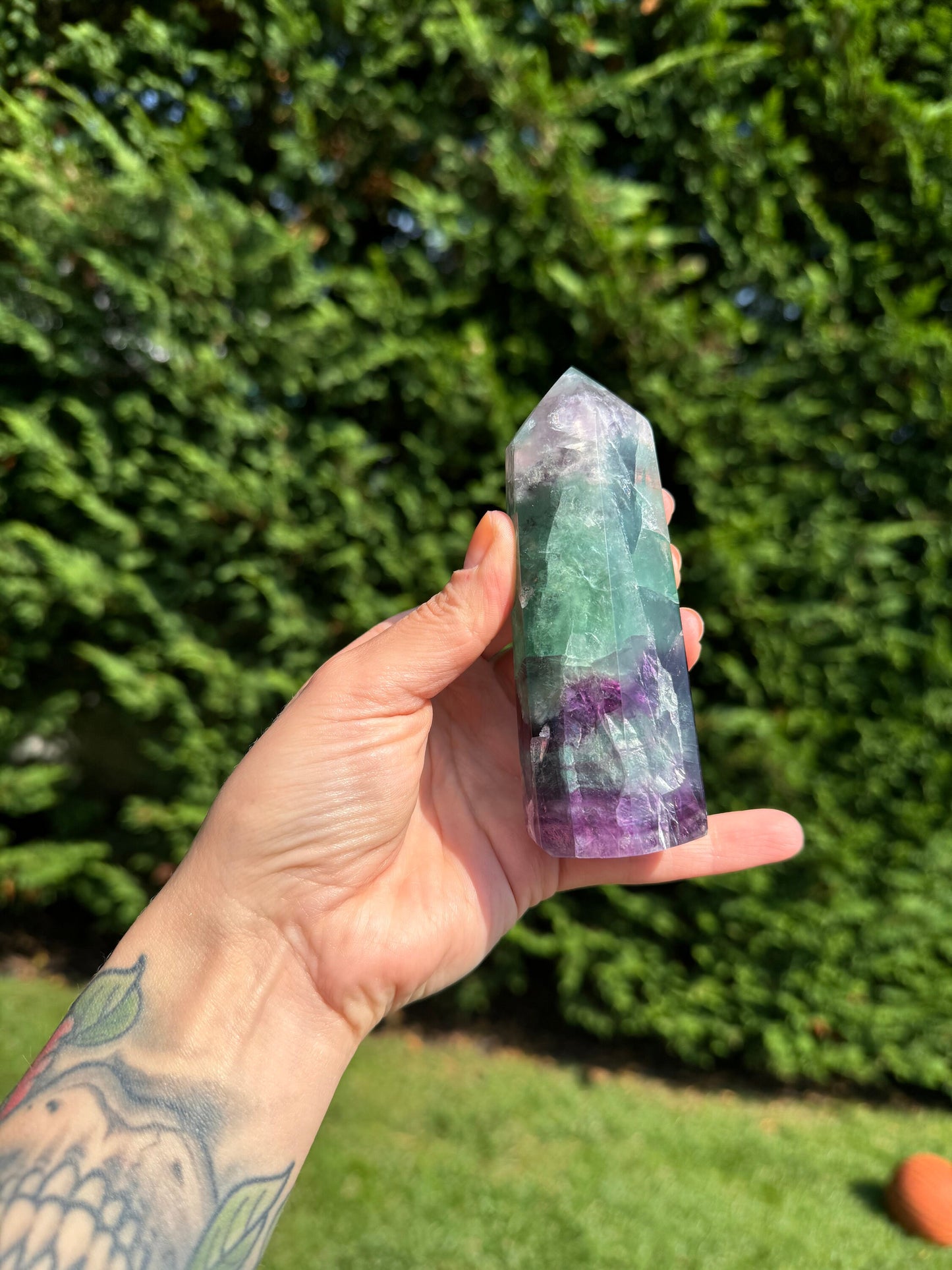 Rainbow Fluorite Tower