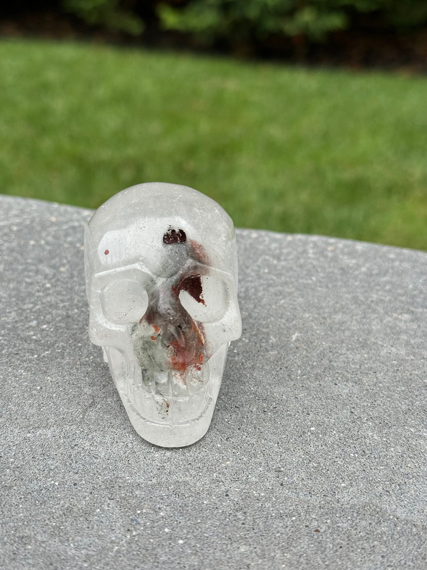 Garden Quartz Crystal Skull