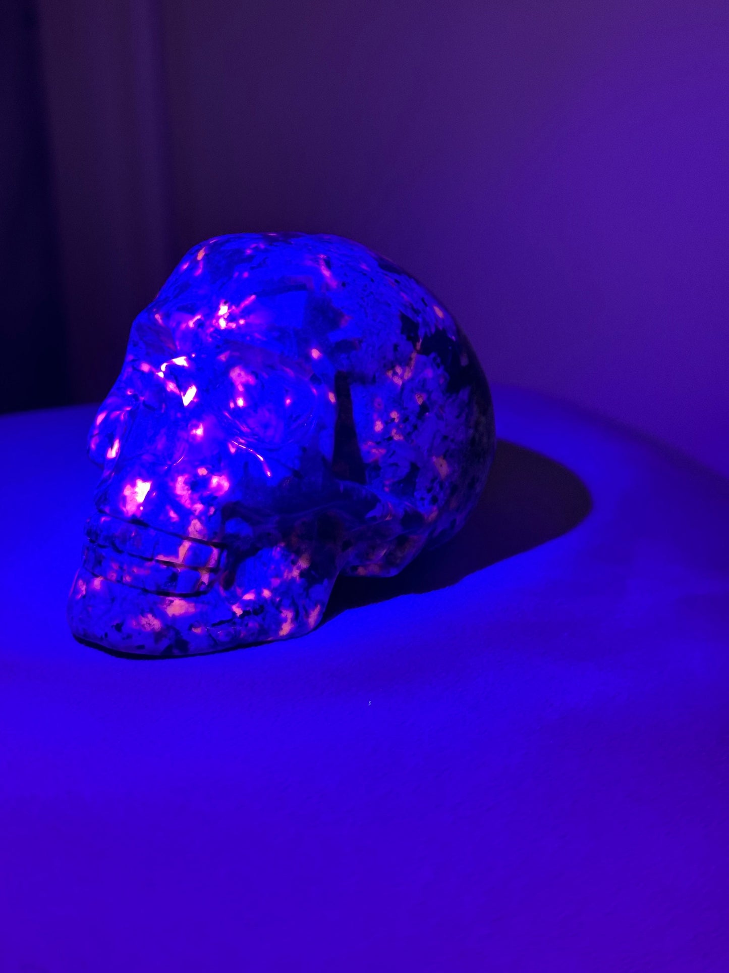 Yooperlite Skull Carving (3")
