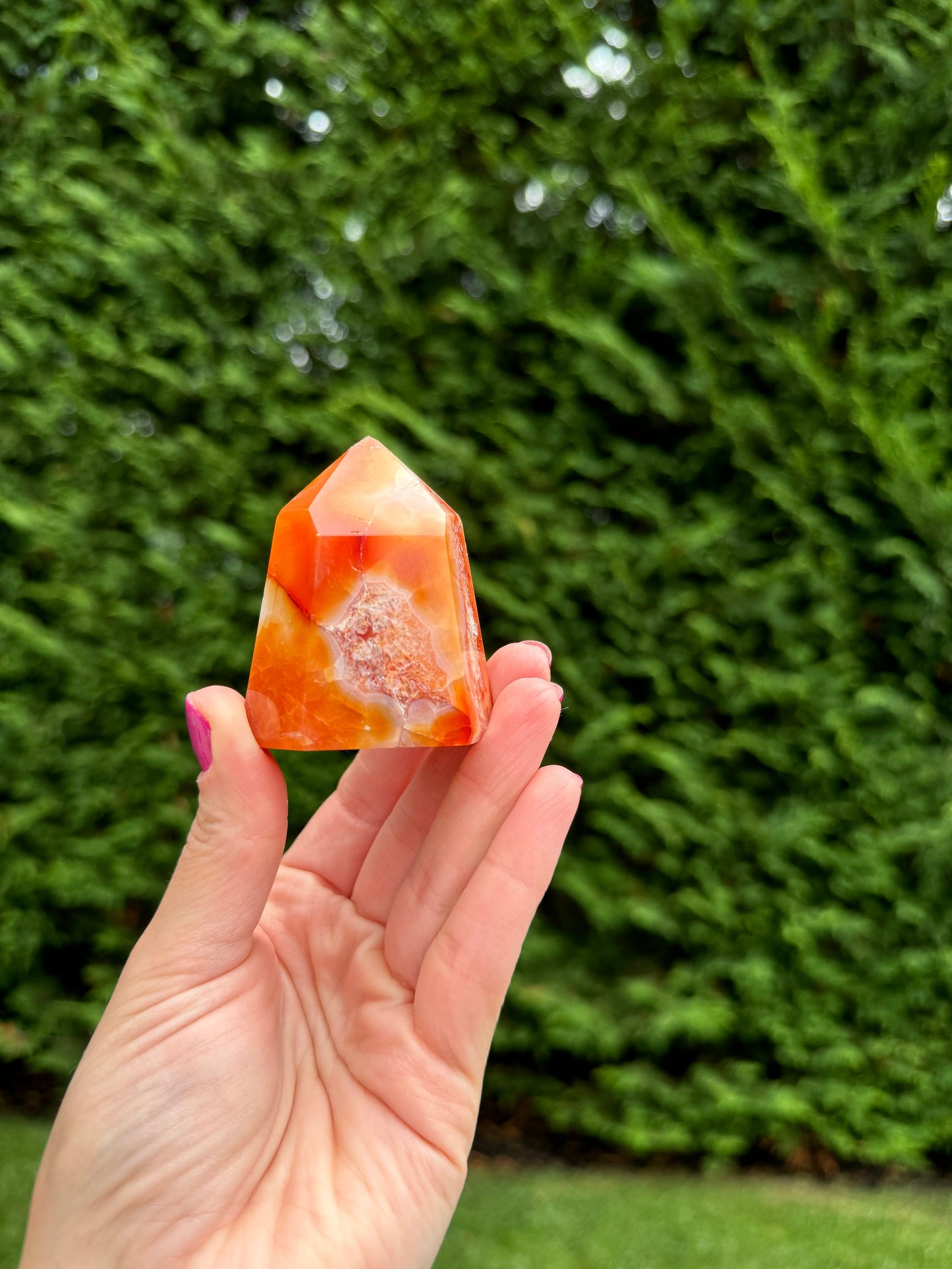 AAA Quality Brazilian Carnelian Chunky Point