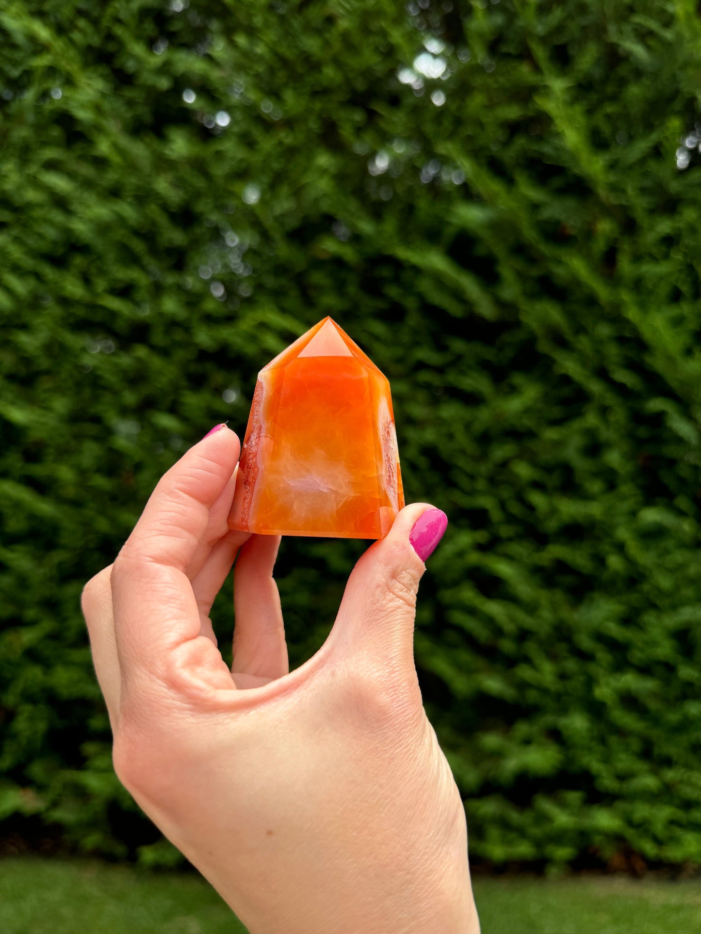AAA Quality Brazilian Carnelian Chunky Point