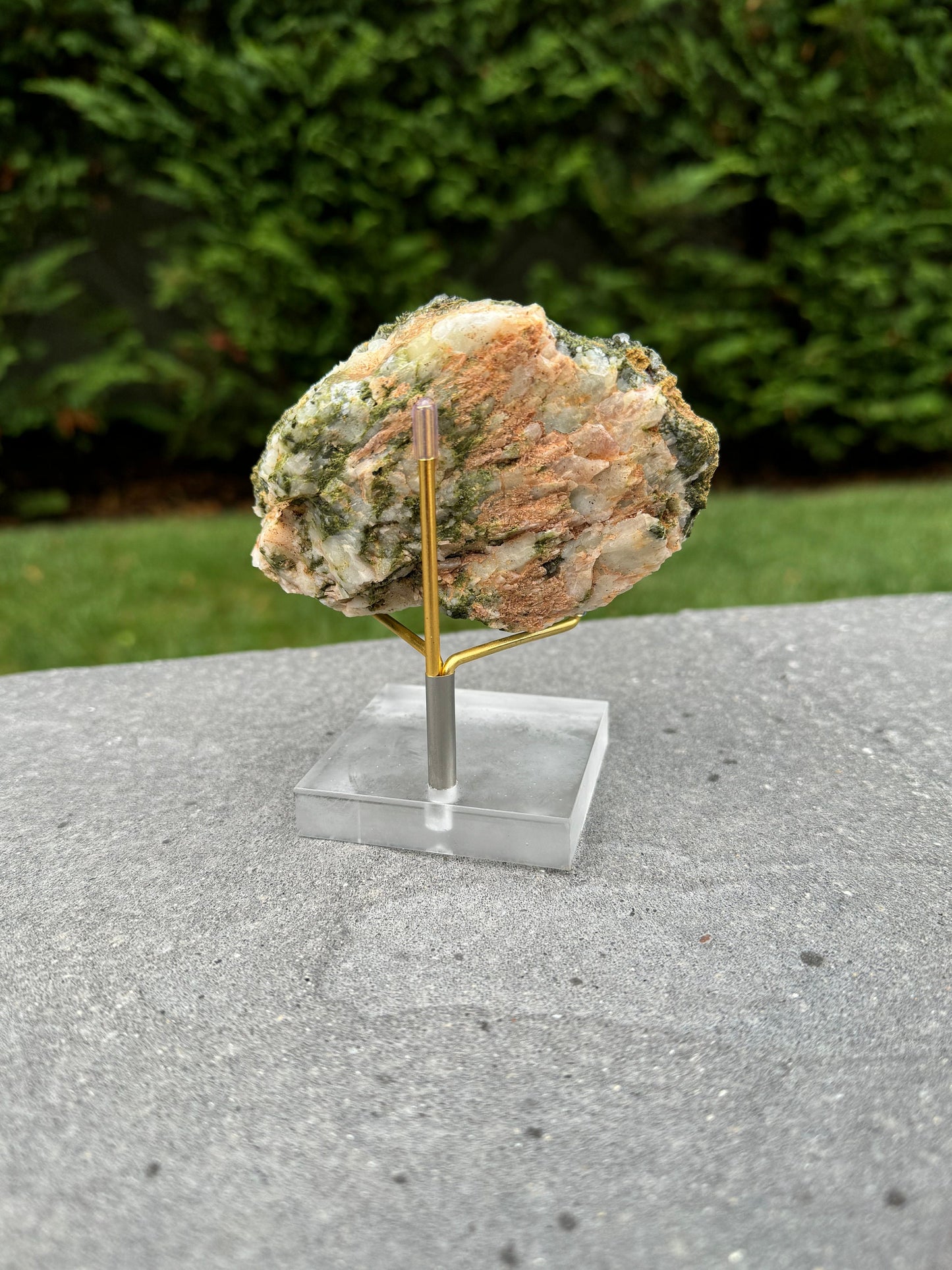 Turkish Forest Epidote & Quartz Specimen