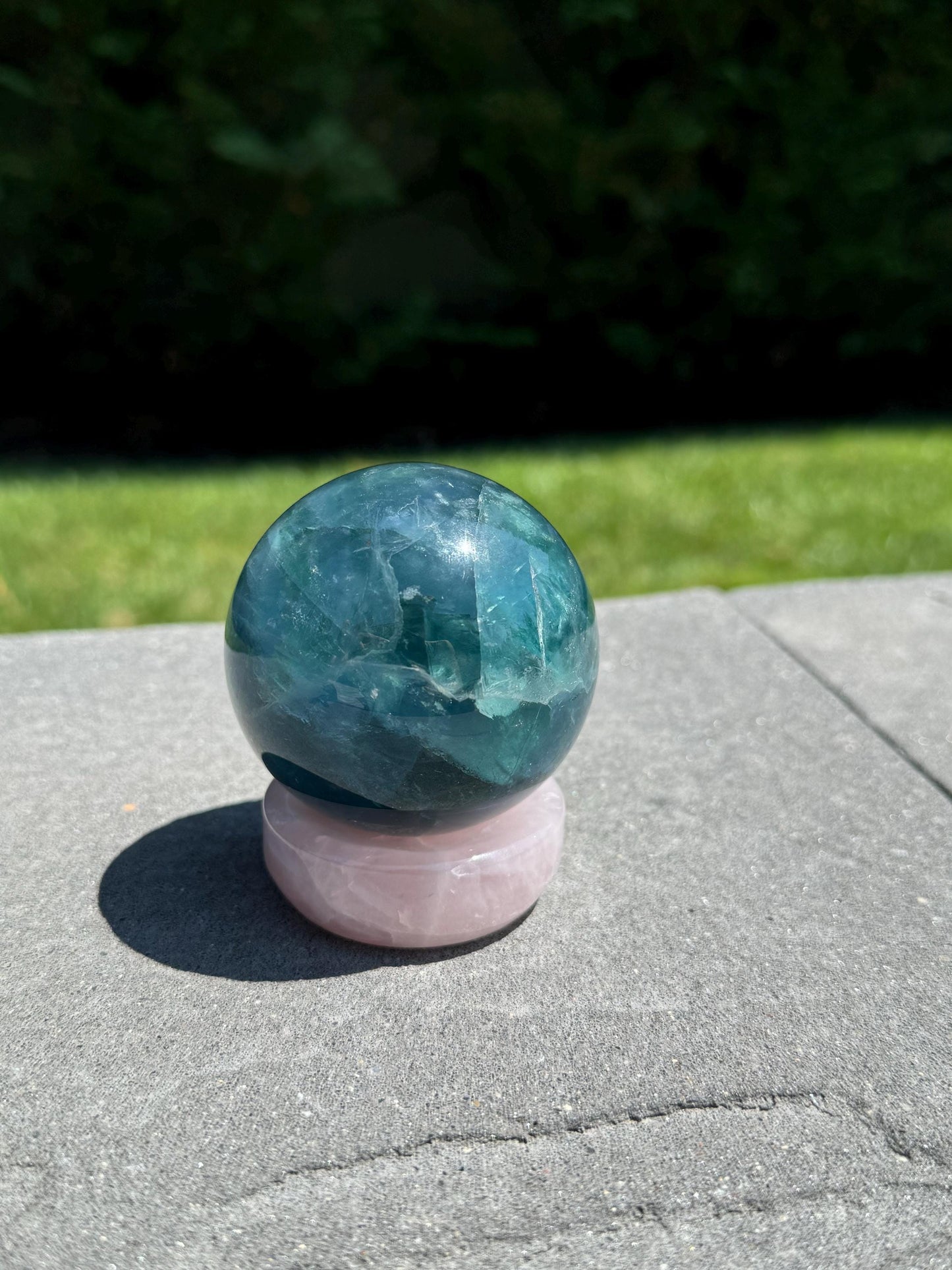 Blue Fluorite Sphere (63MM)