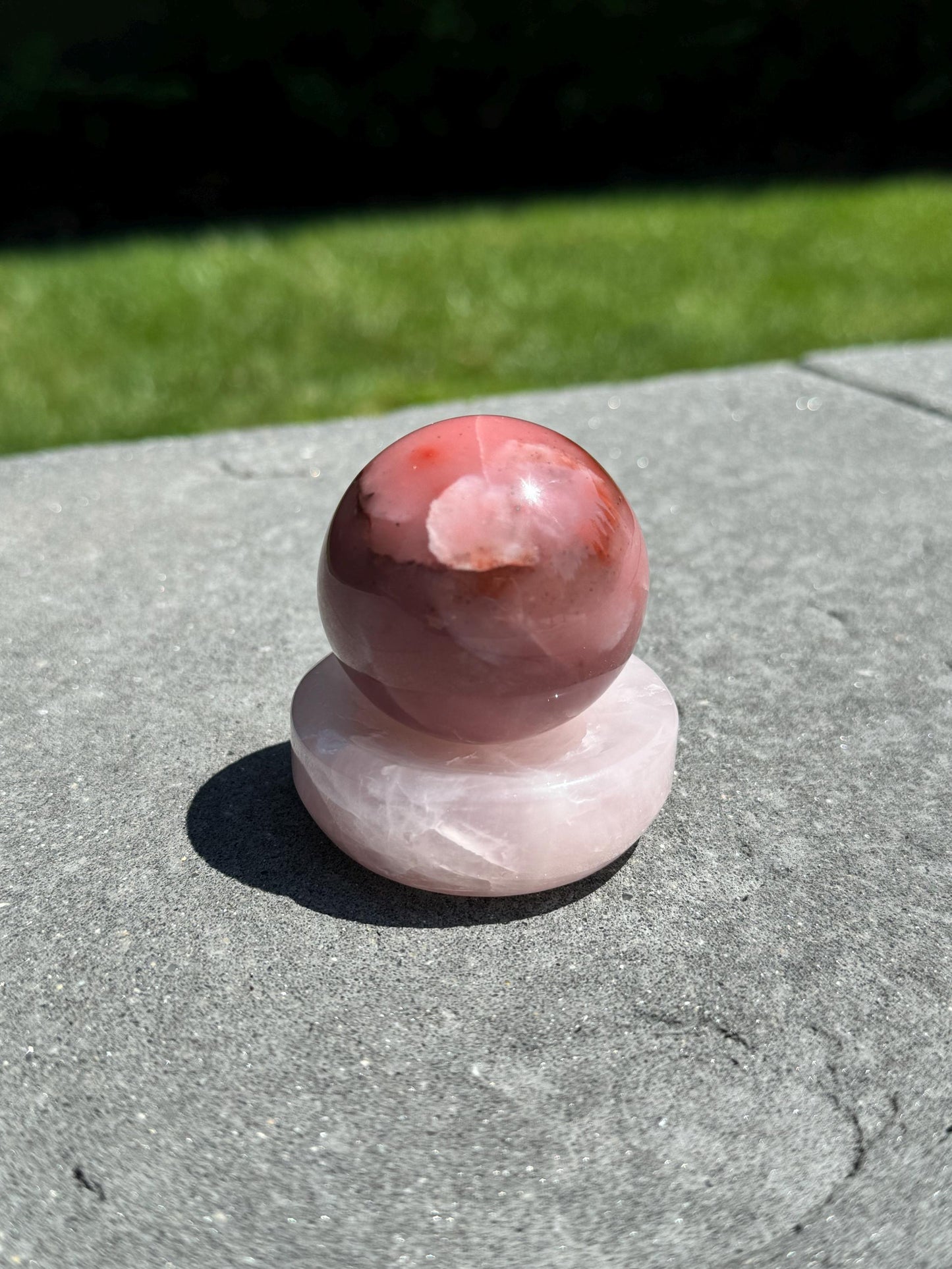 Guava Quartz Sphere (43MM)