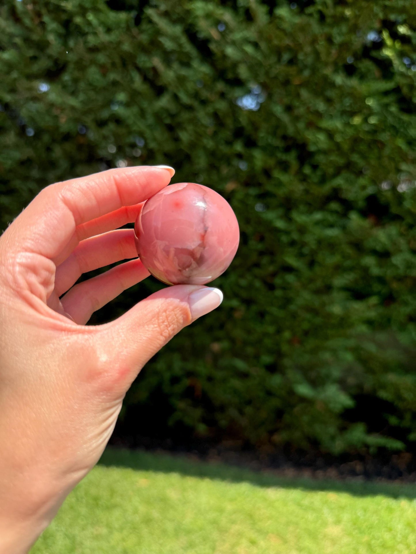 Guava Quartz Sphere (43MM)