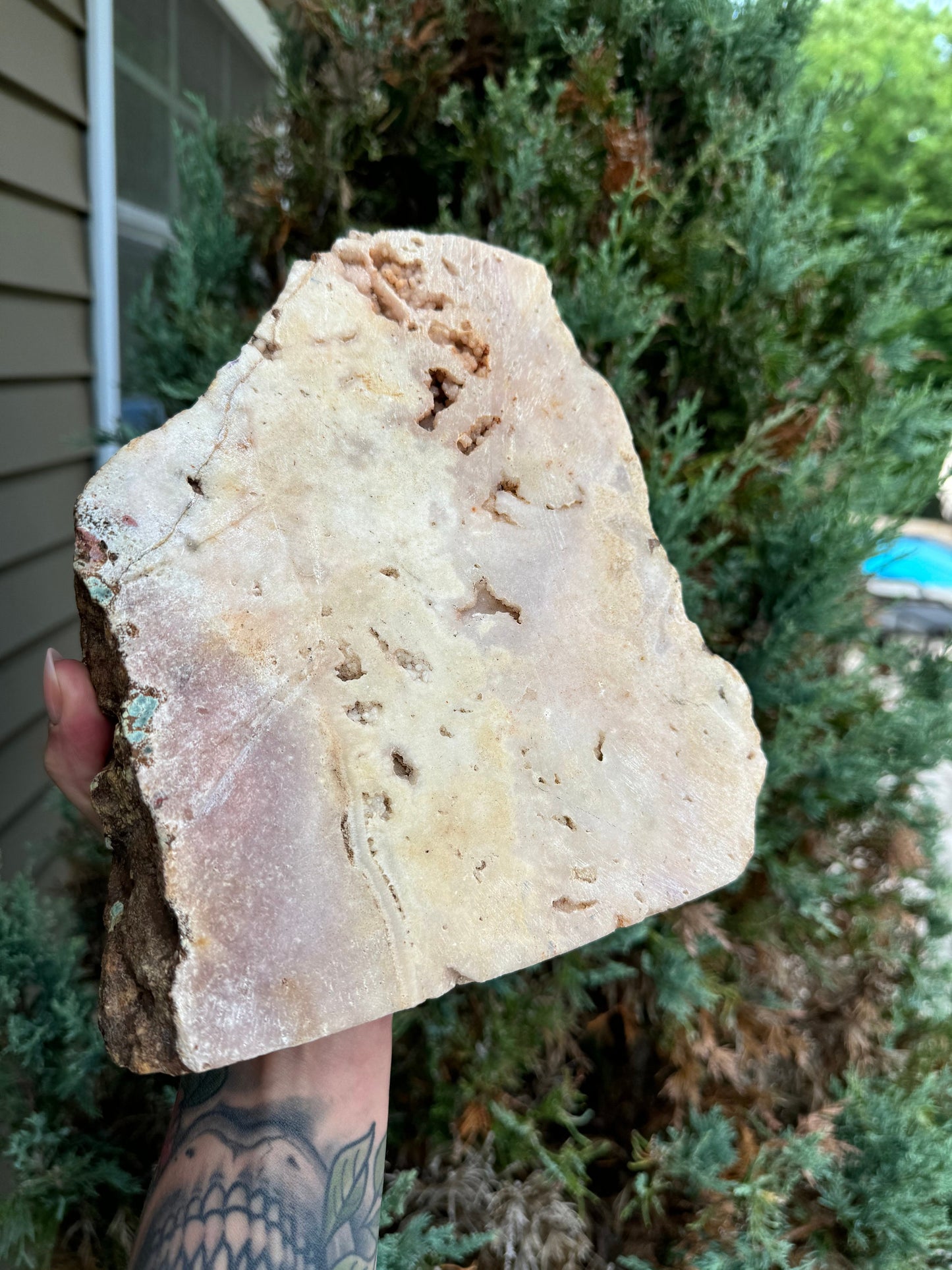 Brazilian Pink Amethyst Slab (5.16lbs)