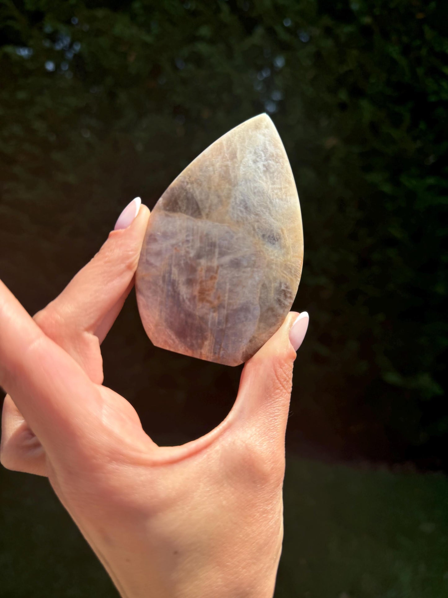 Flashy Peach Moonstone Flame