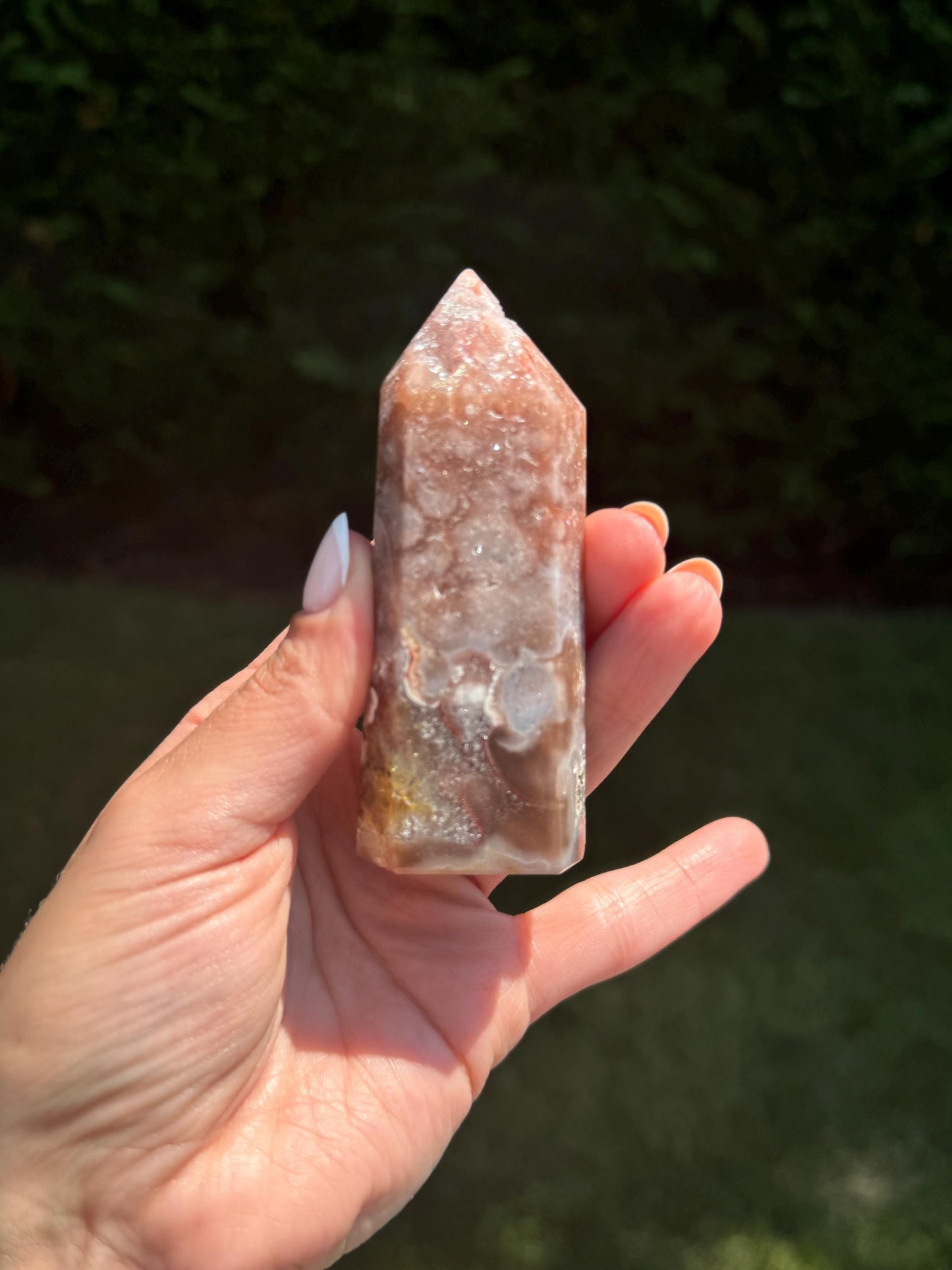 Druzy Pink Amethyst Tower (3.4")