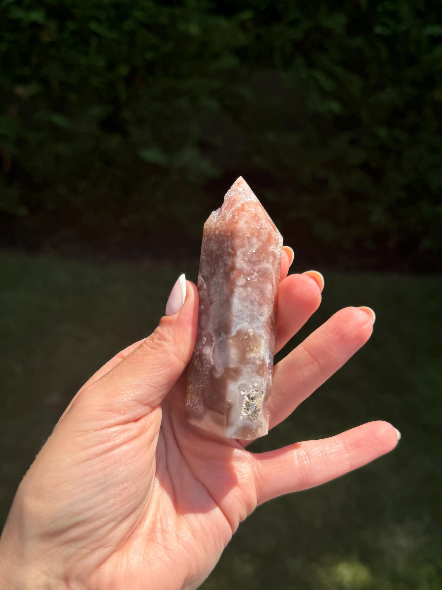 Druzy Pink Amethyst Tower (3.4")