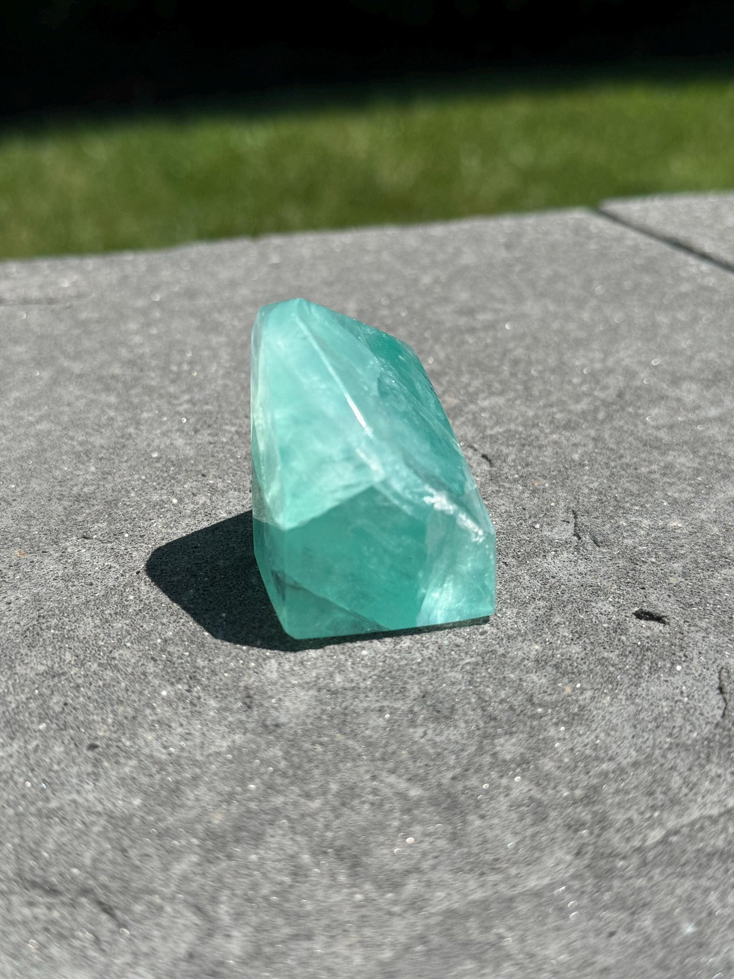 Baja Blast Green Fluorite Gusher Freeform
