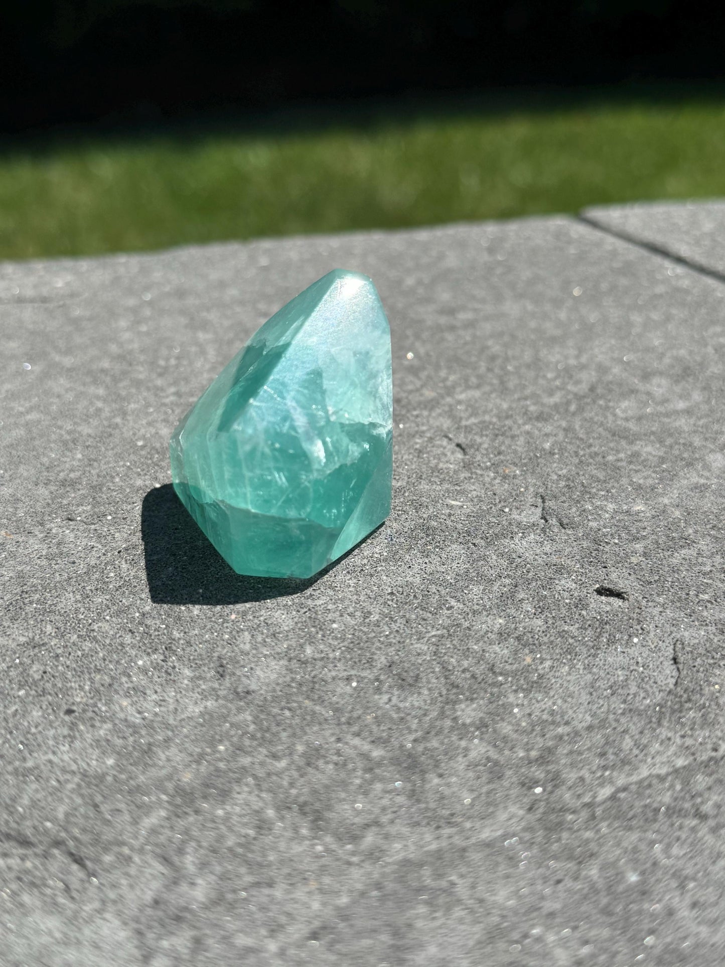 Baja Blast Green Fluorite Gusher Freeform