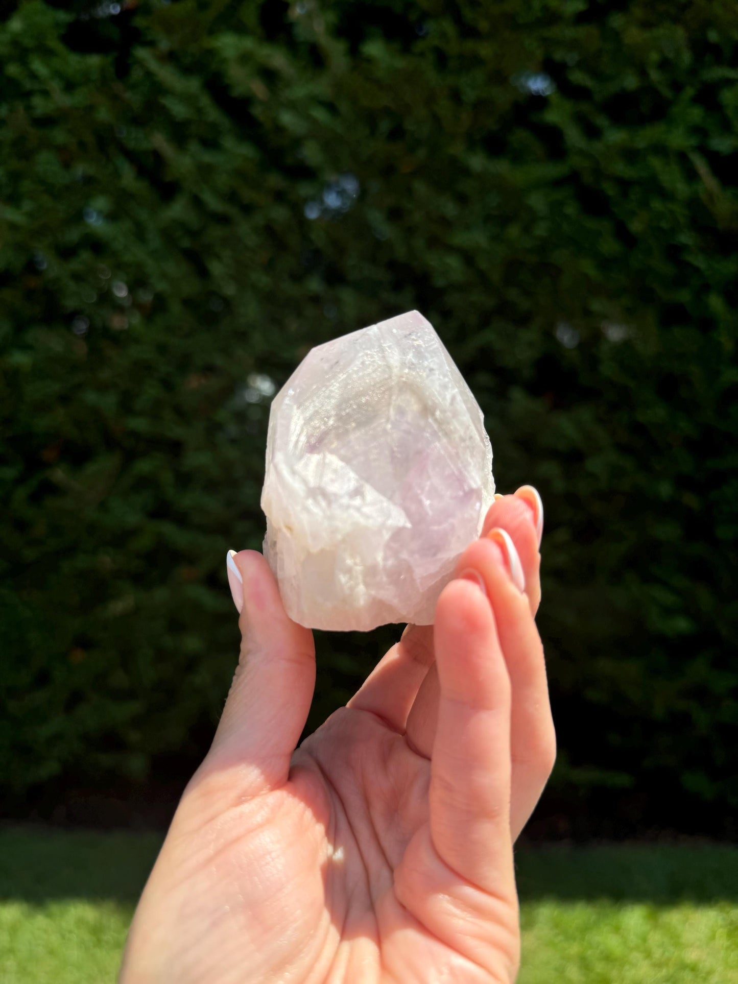 Brazilian Phantom Amethyst Polished Point