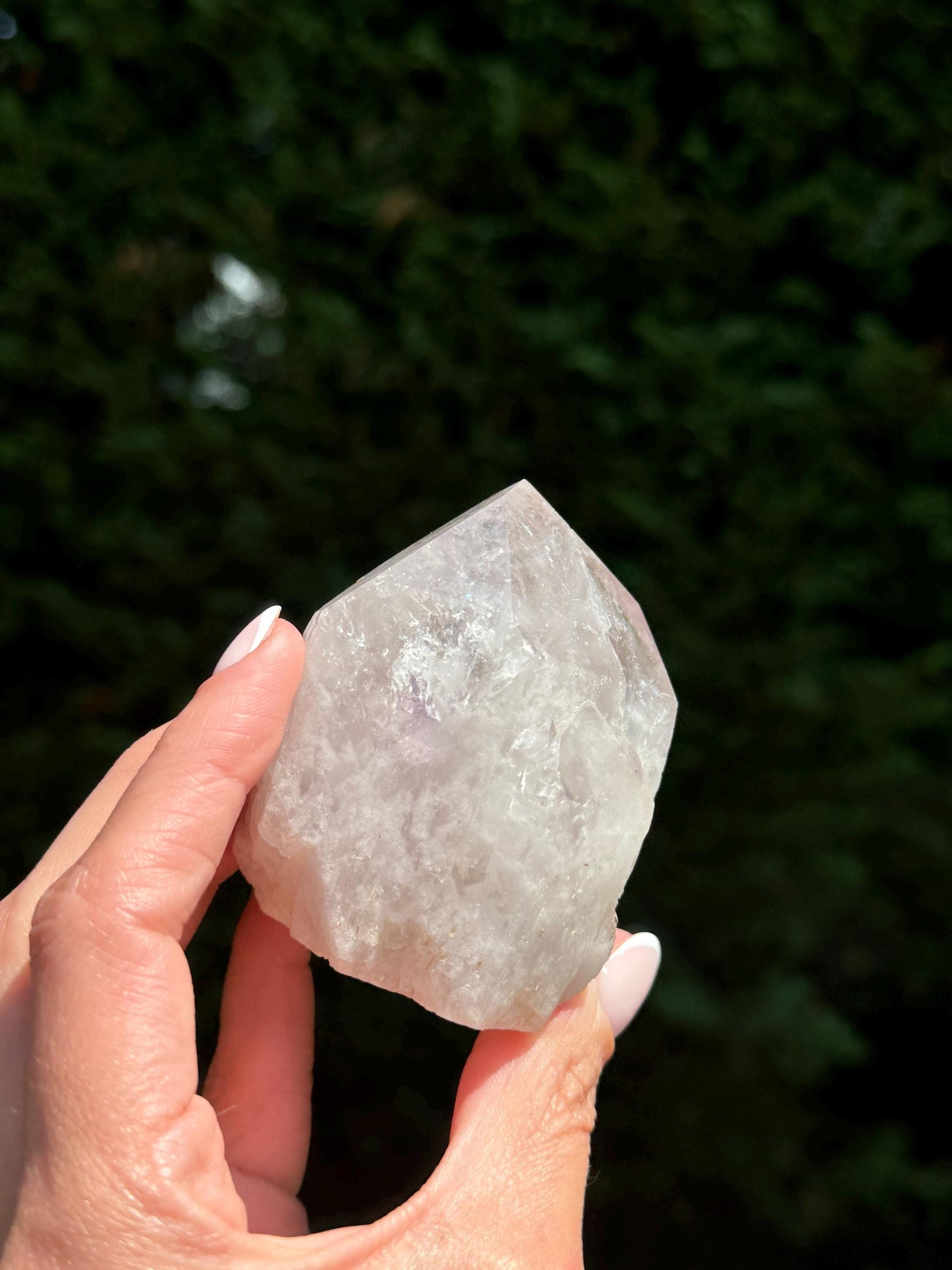 Brazilian Phantom Amethyst Polished Point
