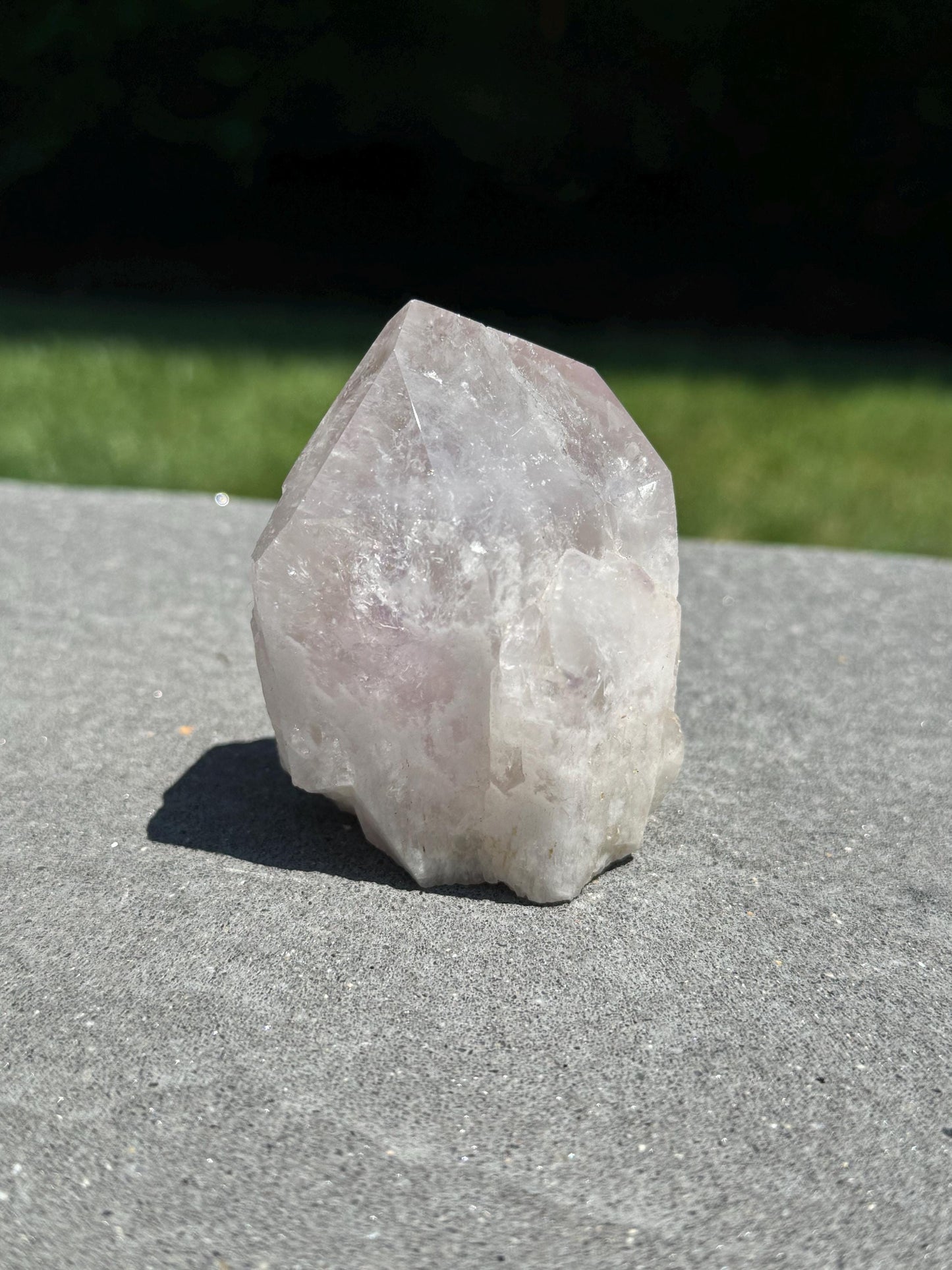 Brazilian Phantom Amethyst Polished Point