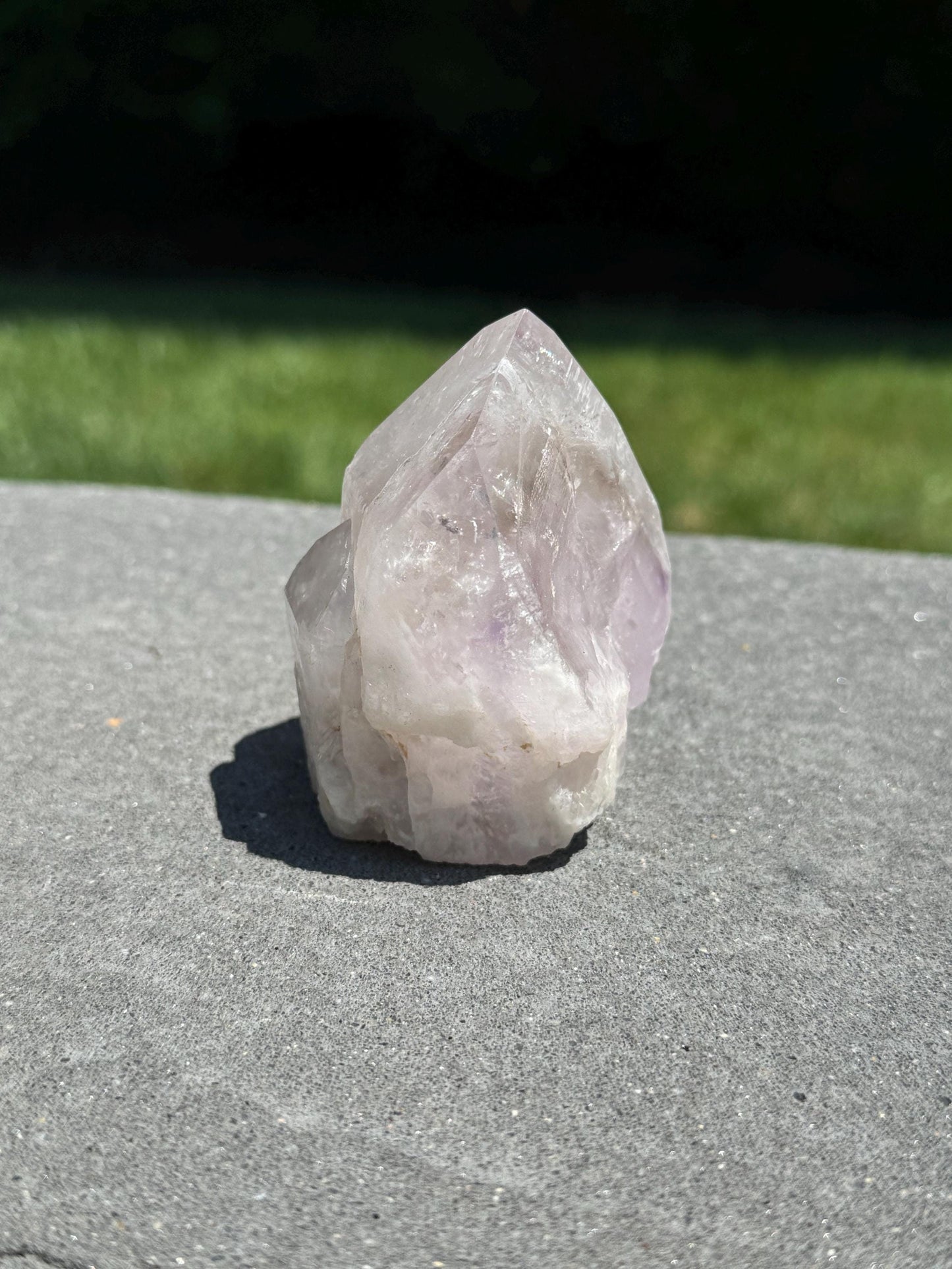 Brazilian Phantom Amethyst Polished Point