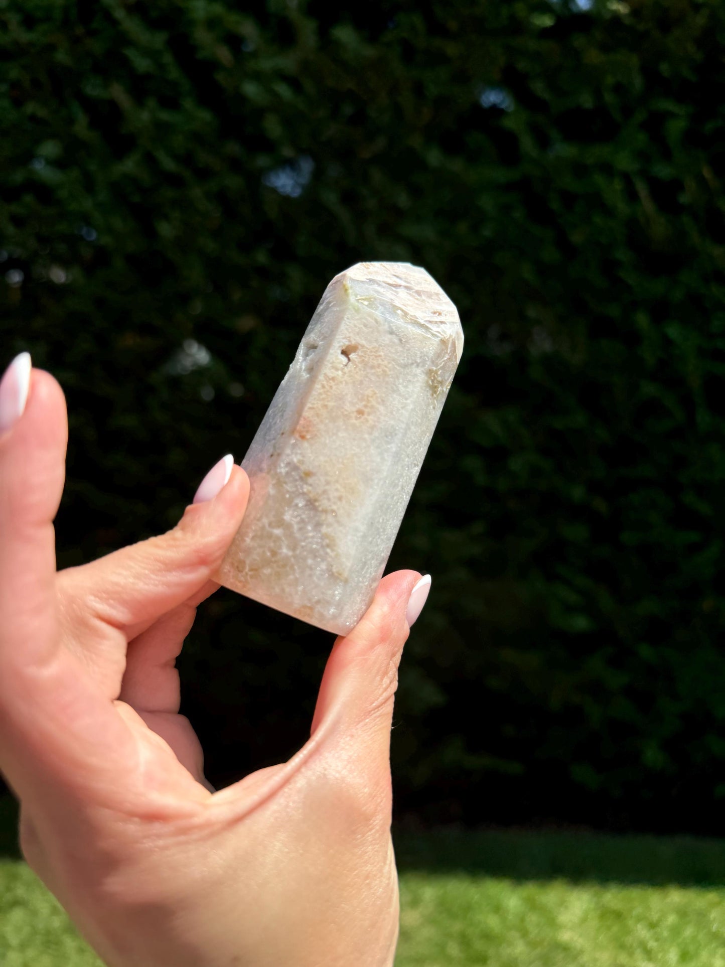 Druzy Pink Amethyst Tower (3.5")