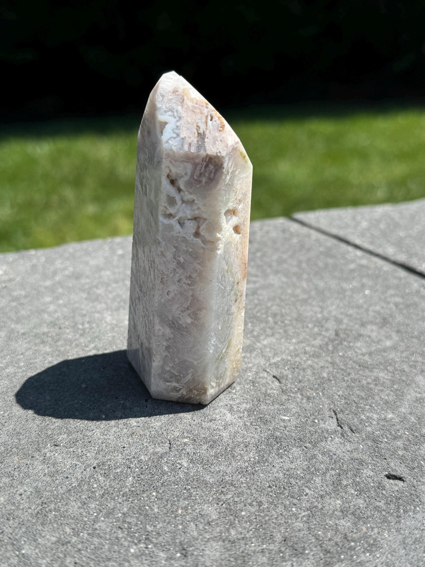 Druzy Pink Amethyst Tower (3.5")
