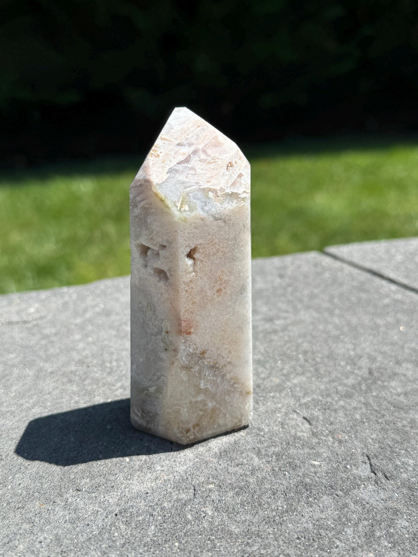Druzy Pink Amethyst Tower (3.5")